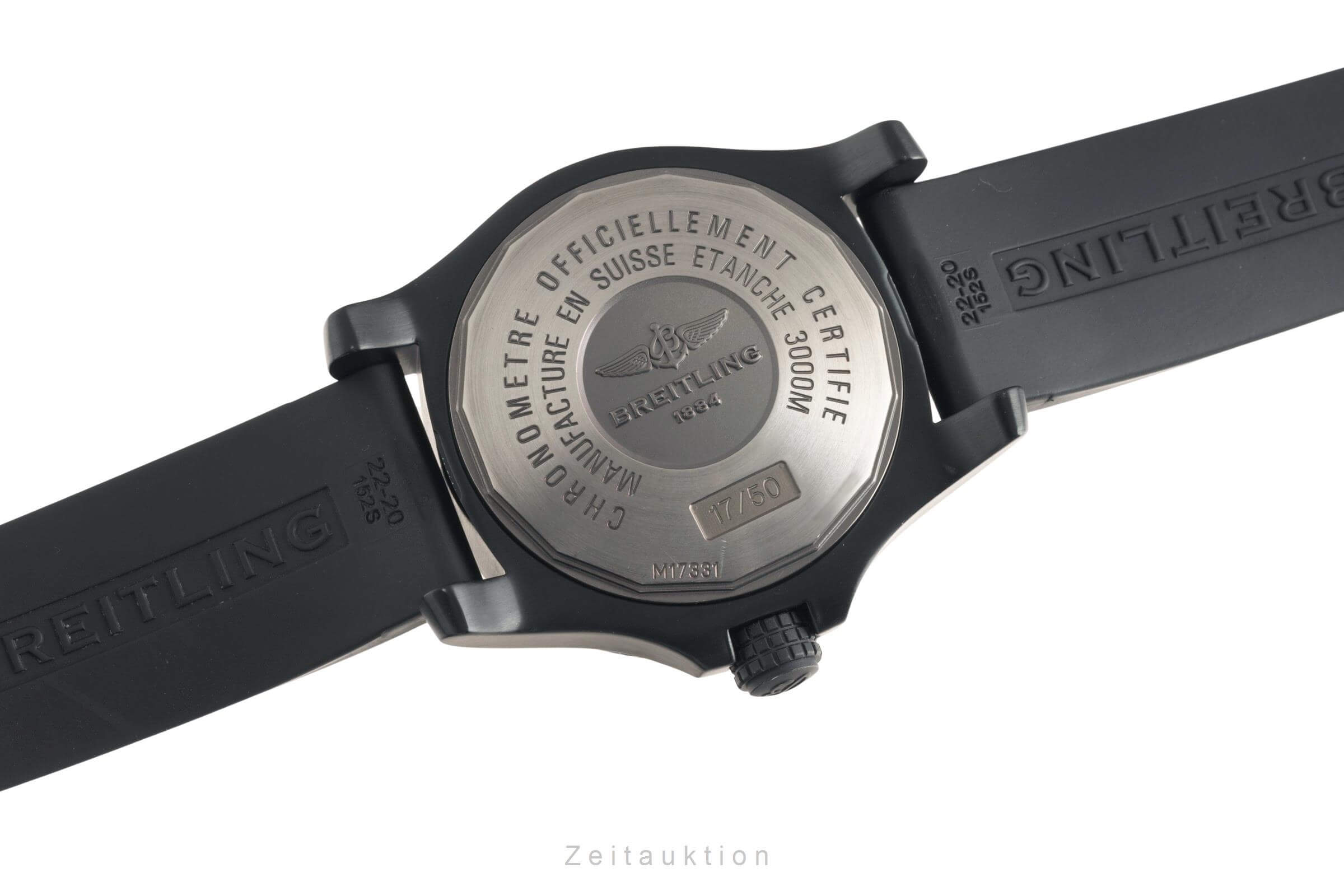 Breitling Avenger II Seawolf acero automático reloj para caballeros M17331 Limited  [2501592]