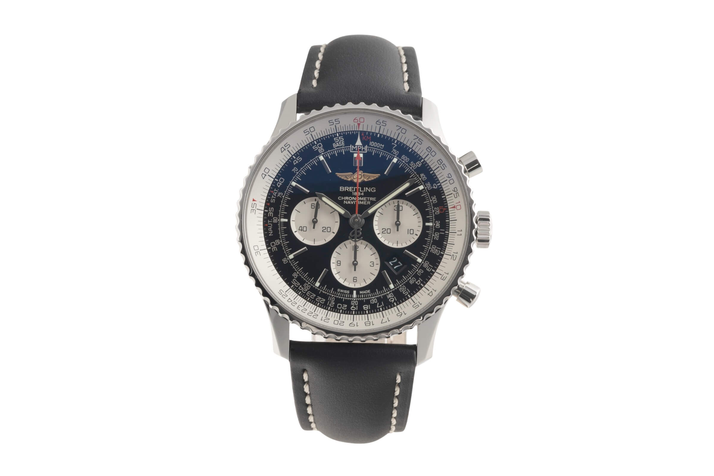 Breitling Navitimer 01 46 Chronograph Stahl Automatik Ref. AB012721/BD09 Papiere [2501601]