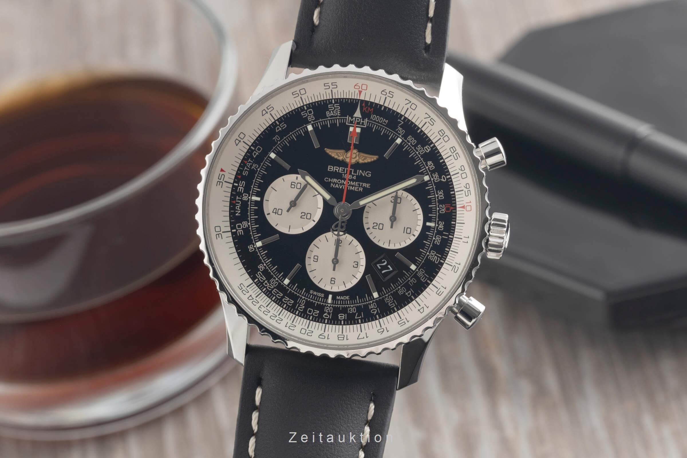 Breitling Navitimer 01 46 Chronograph Stahl Automatik Ref. AB012721/BD09 Papiere [2501601]