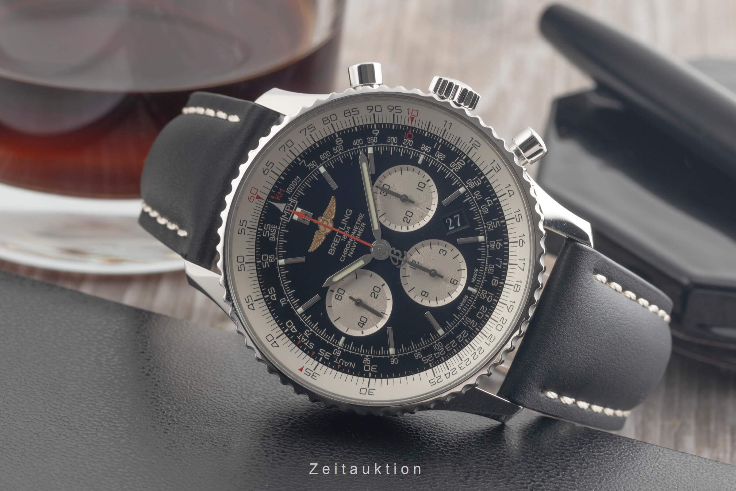 Breitling Navitimer 01 46 Chronograph Stahl Automatik Ref. AB012721/BD09 Papiere [2501601]