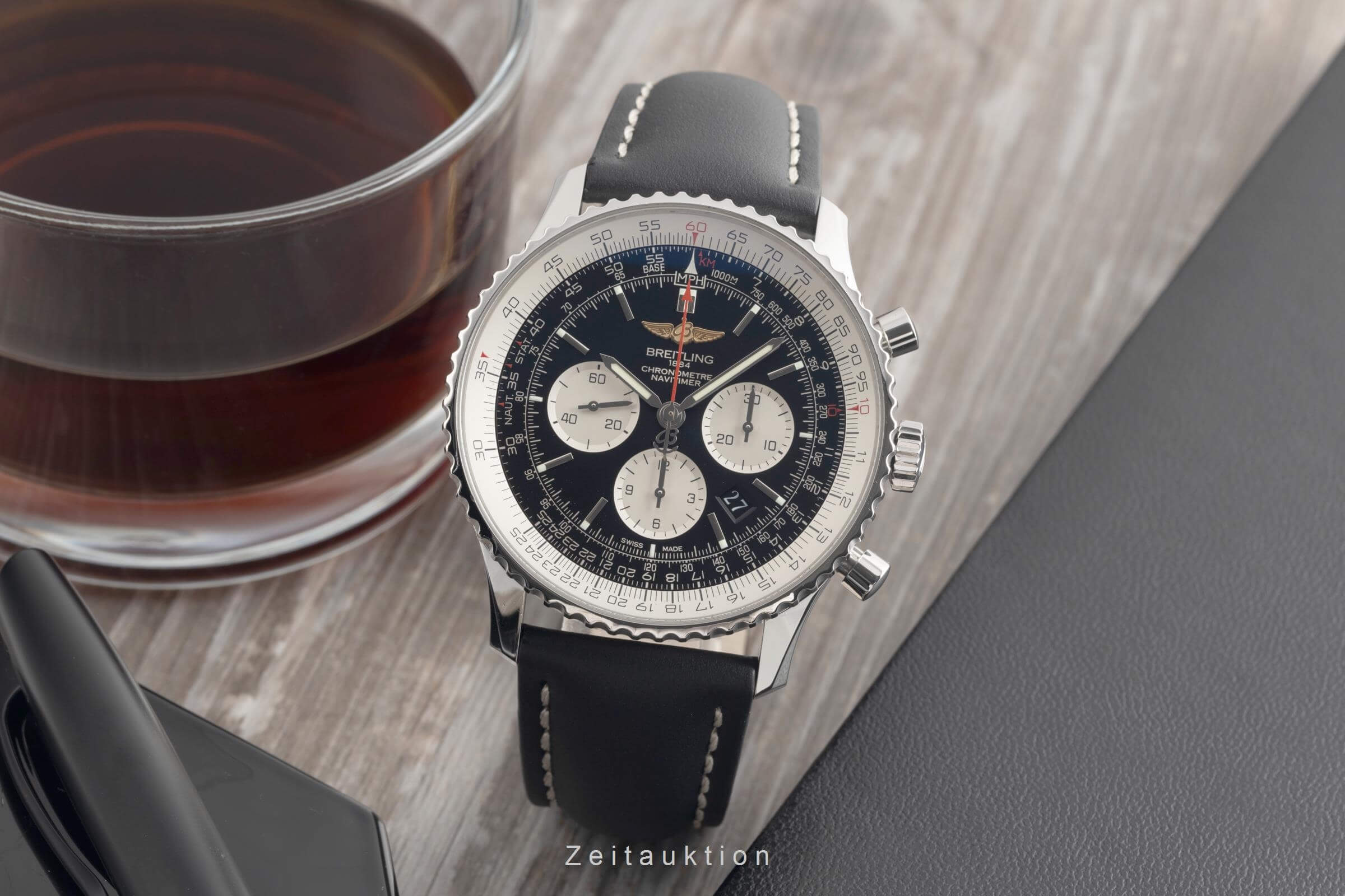 Breitling Navitimer 01 46 Chronograph Stahl Automatik Ref. AB012721/BD09 Papiere [2501601]
