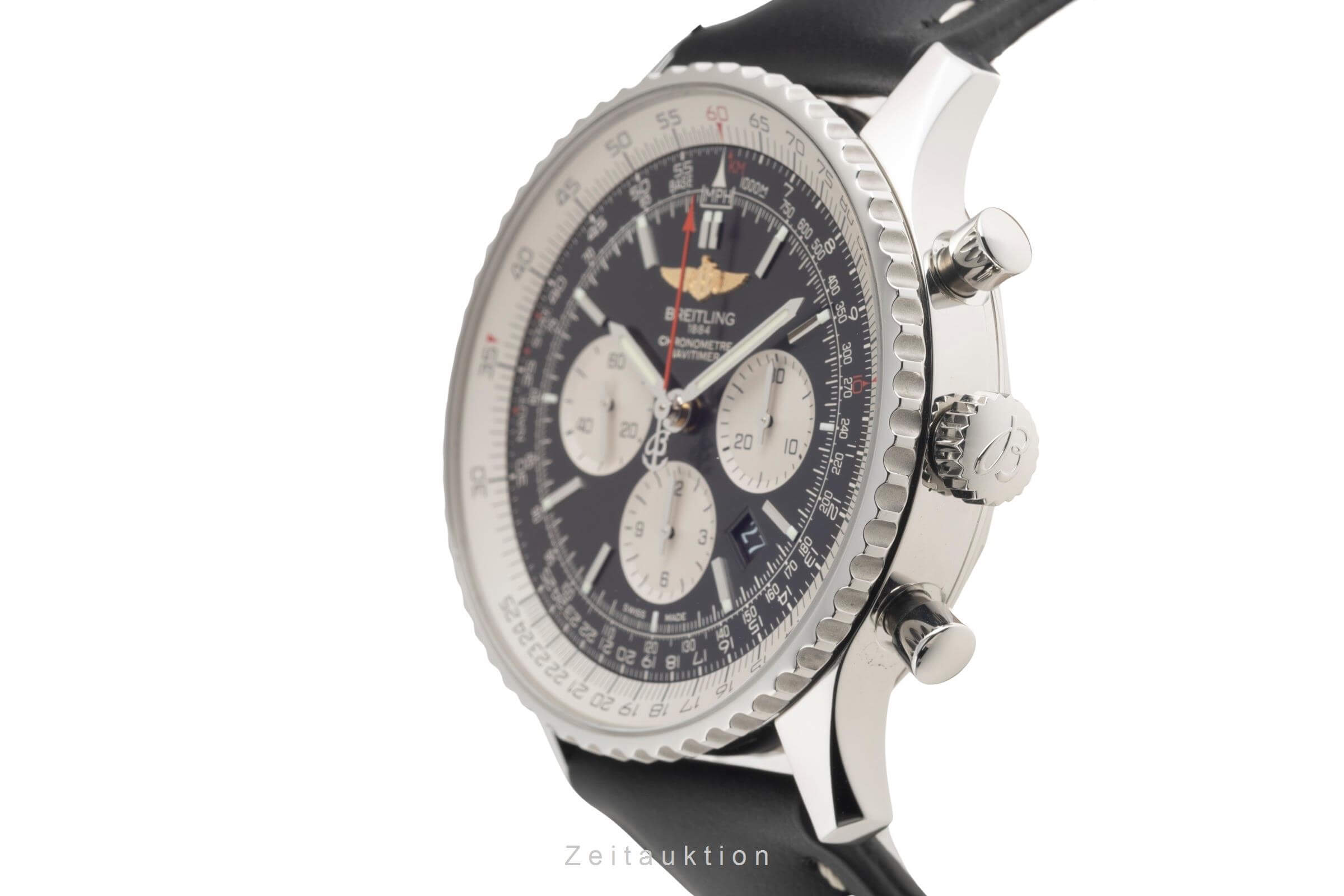Breitling Navitimer 01 46 Chronograph Stahl Automatik Ref. AB012721/BD09 Papiere [2501601]