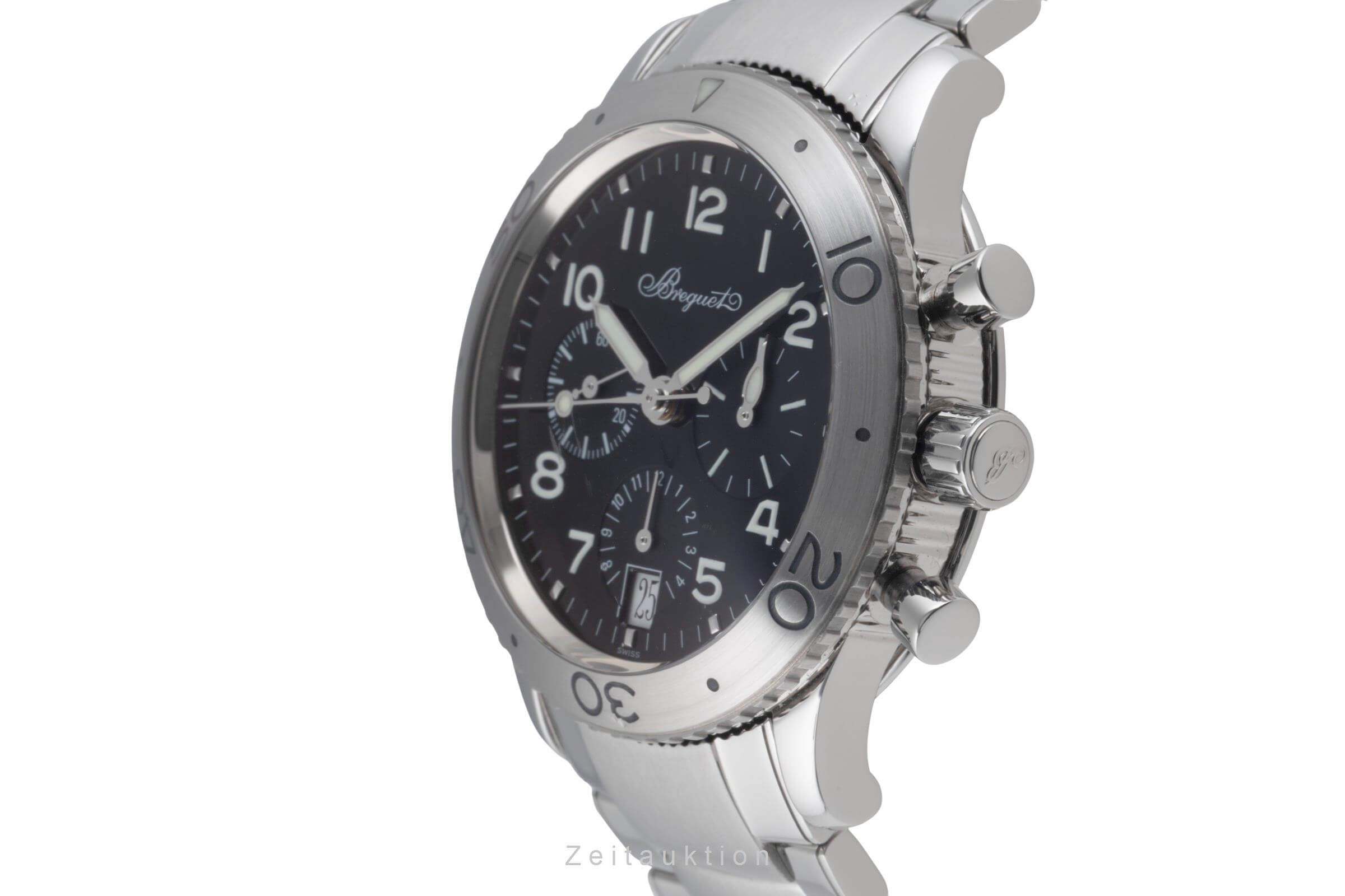 Breguet Type XX chronographe acier automatique montre pour hommes 3820ST/H2  [2501603]