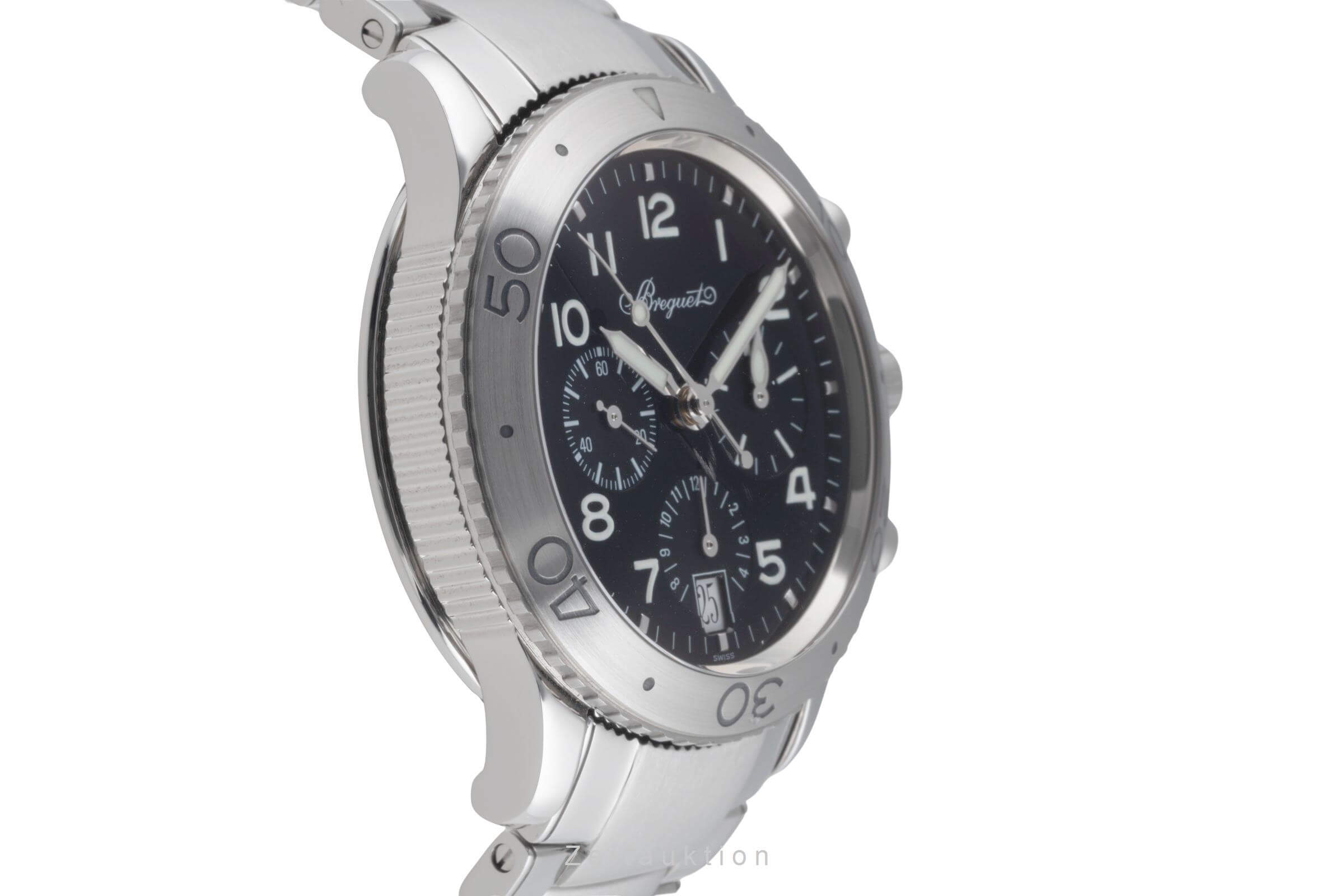 Breguet Type XX chronographe acier automatique montre pour hommes 3820ST/H2  [2501603]