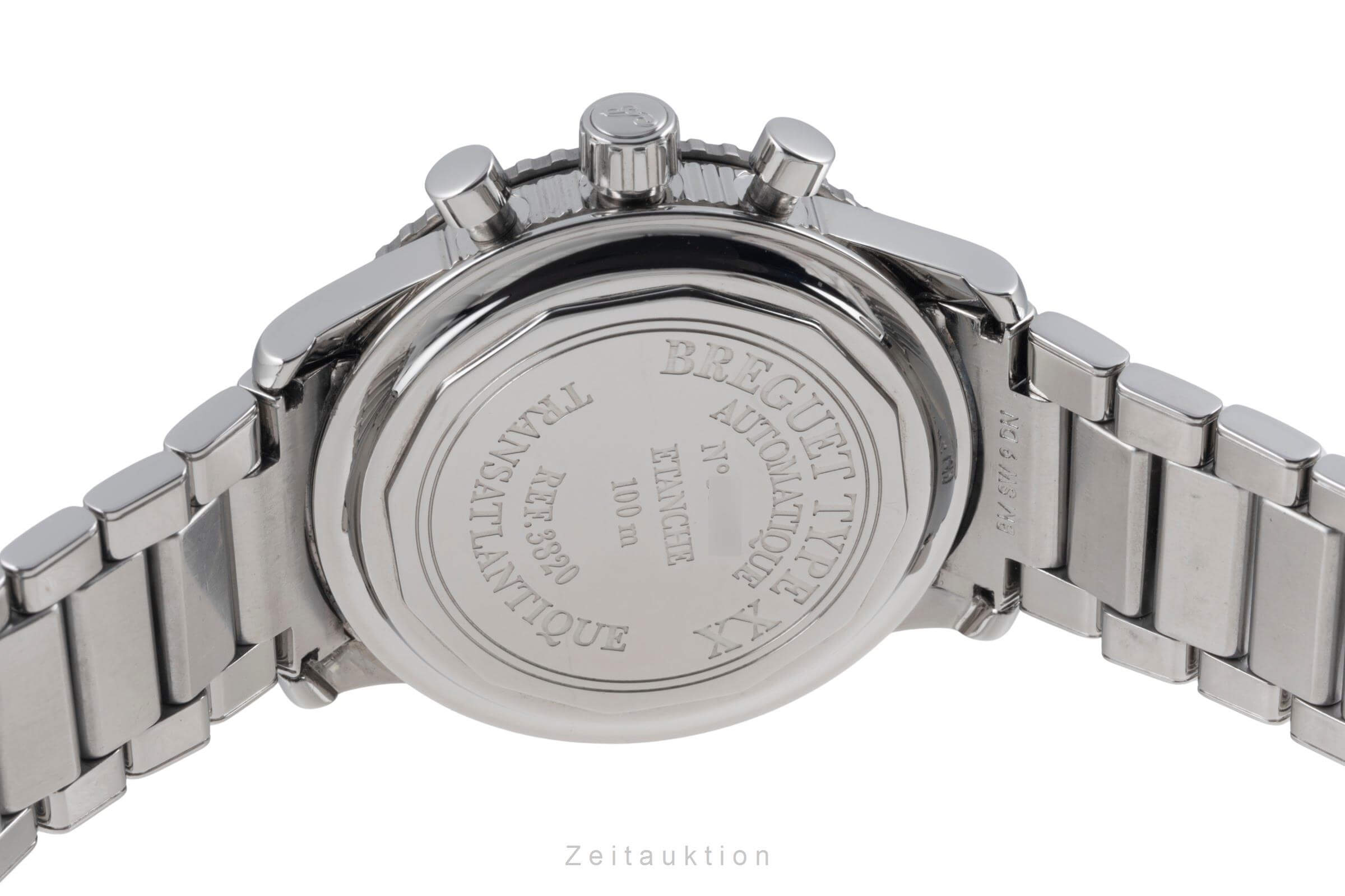 Breguet Type XX chronographe acier automatique montre pour hommes 3820ST/H2  [2501603]