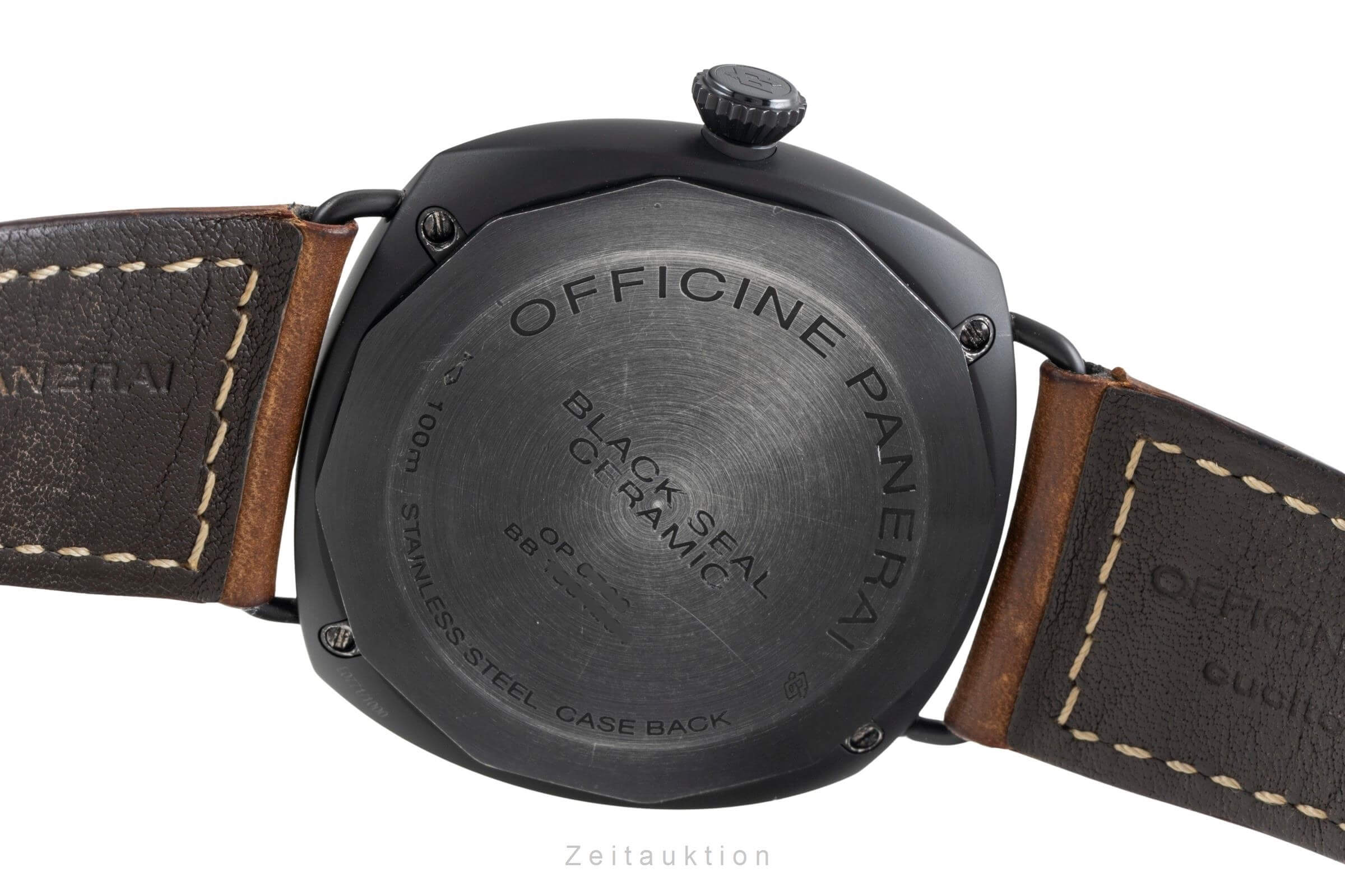 Panerai Radiomir Black Seal Keramik Handaufzug Herrenuhr Ref. PAM00292 B&P [2501604]