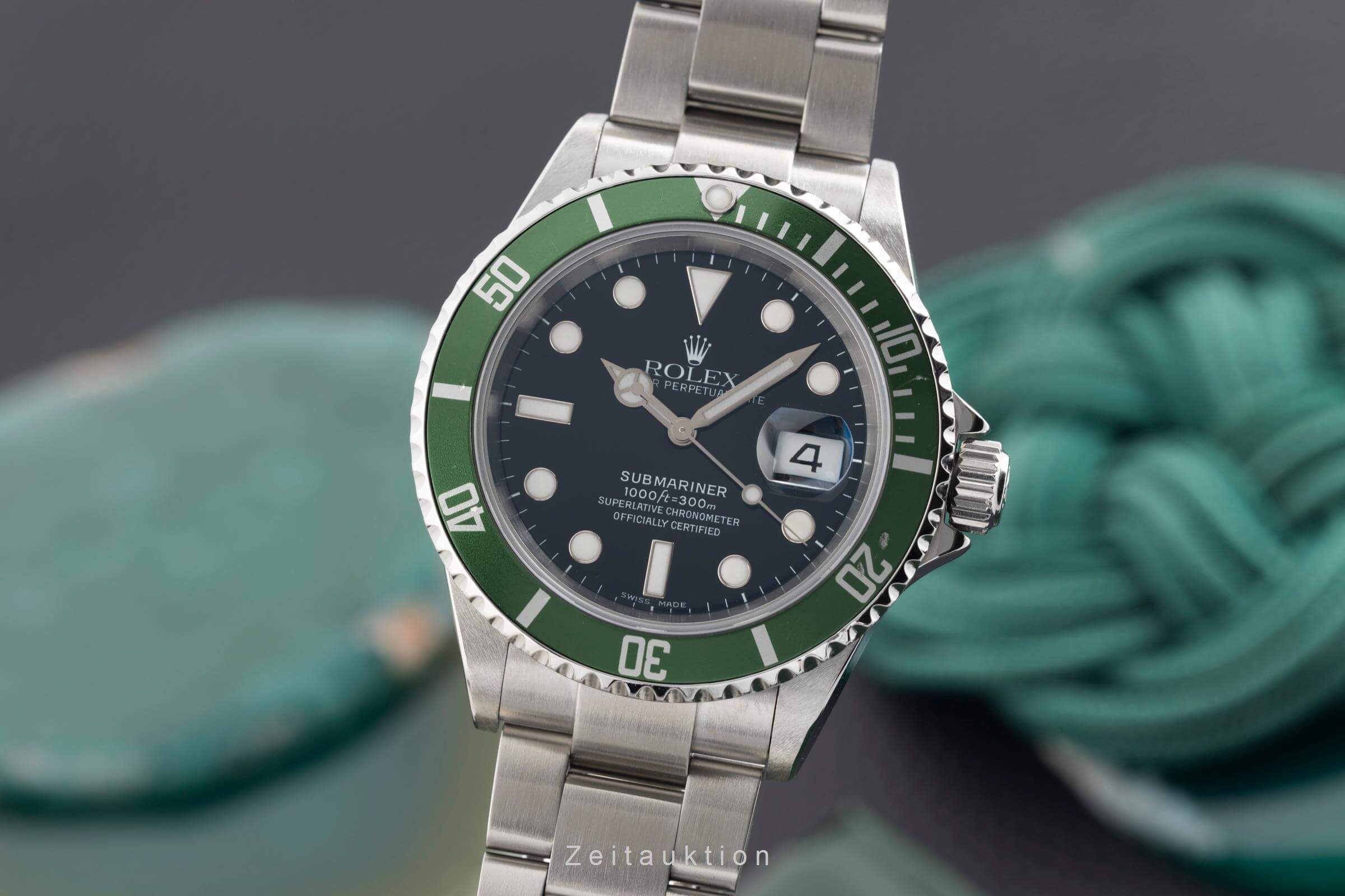 Rolex Submariner acero automático reloj para caballeros 16610LV  [2501606]