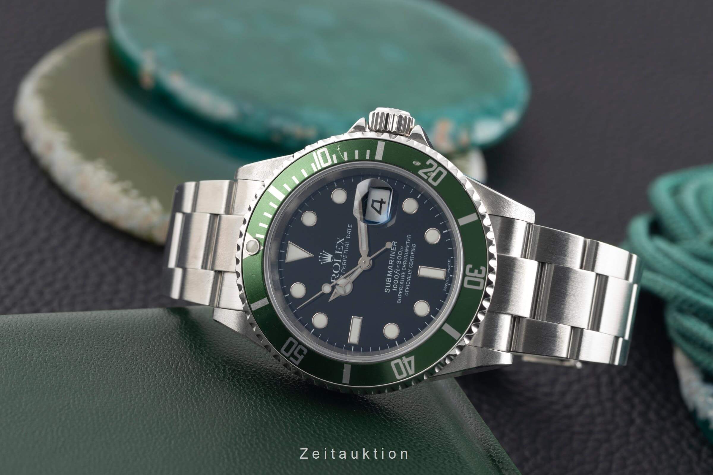 Rolex Submariner acero automático reloj para caballeros 16610LV  [2501606]