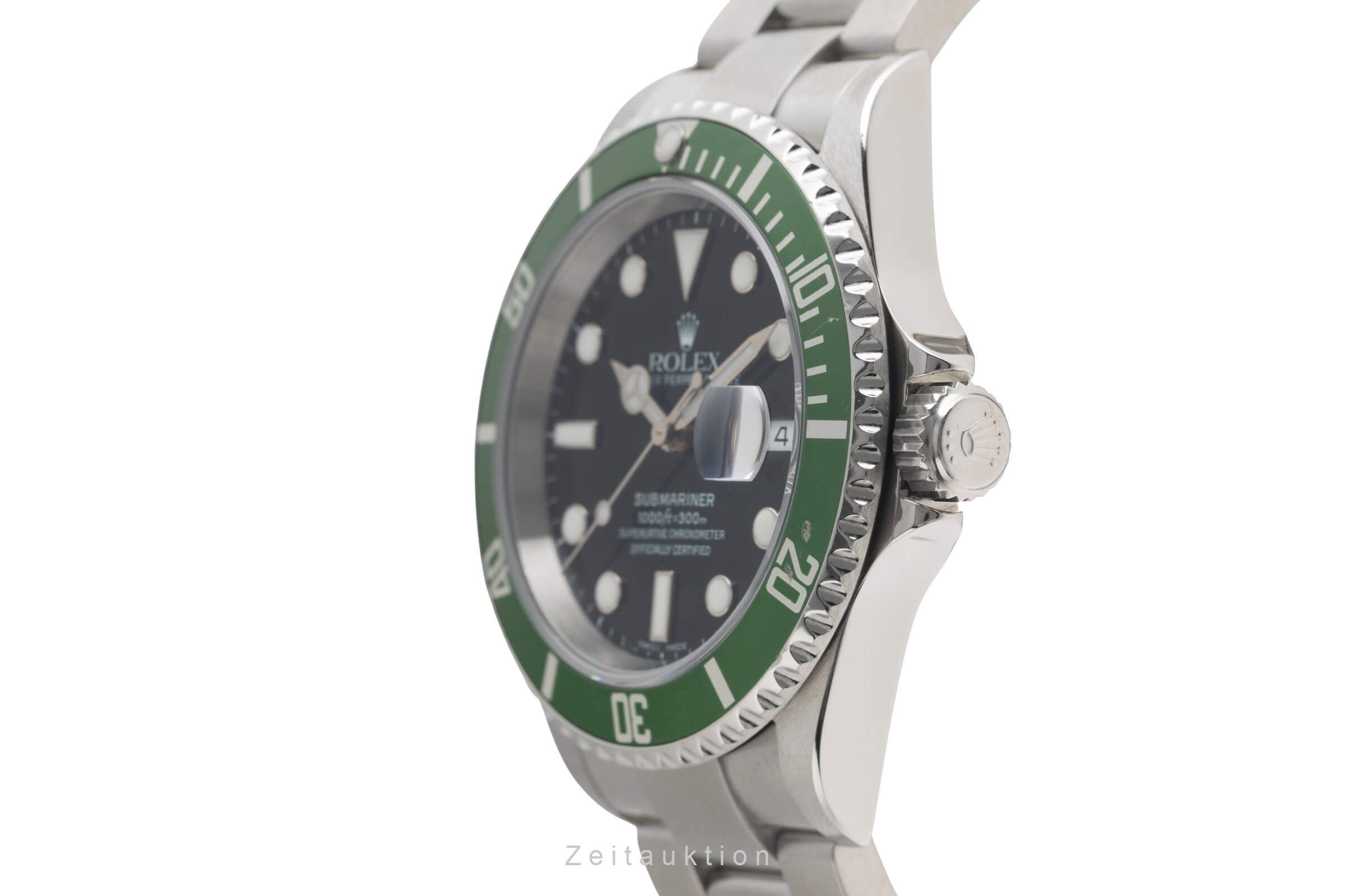Rolex Submariner acero automático reloj para caballeros 16610LV  [2501606]