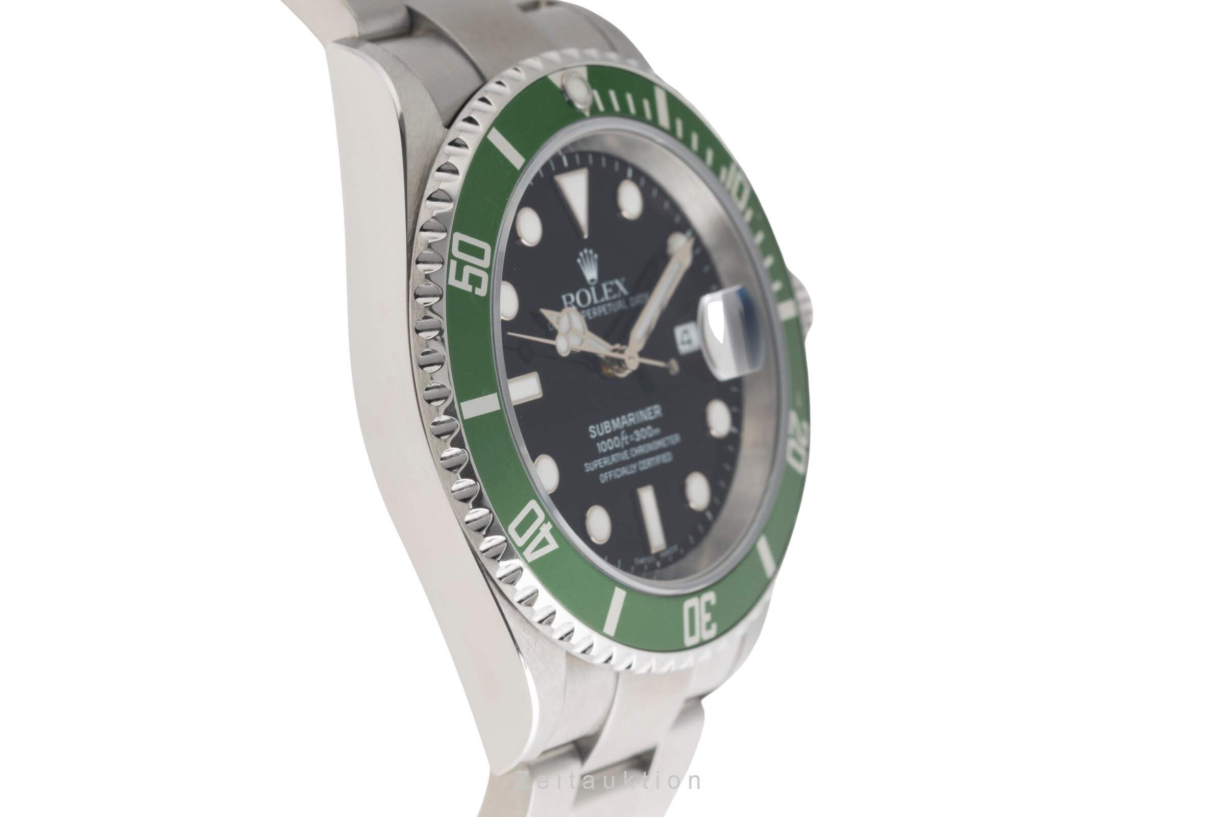 Rolex Submariner acero automático reloj para caballeros 16610LV  [2501606]