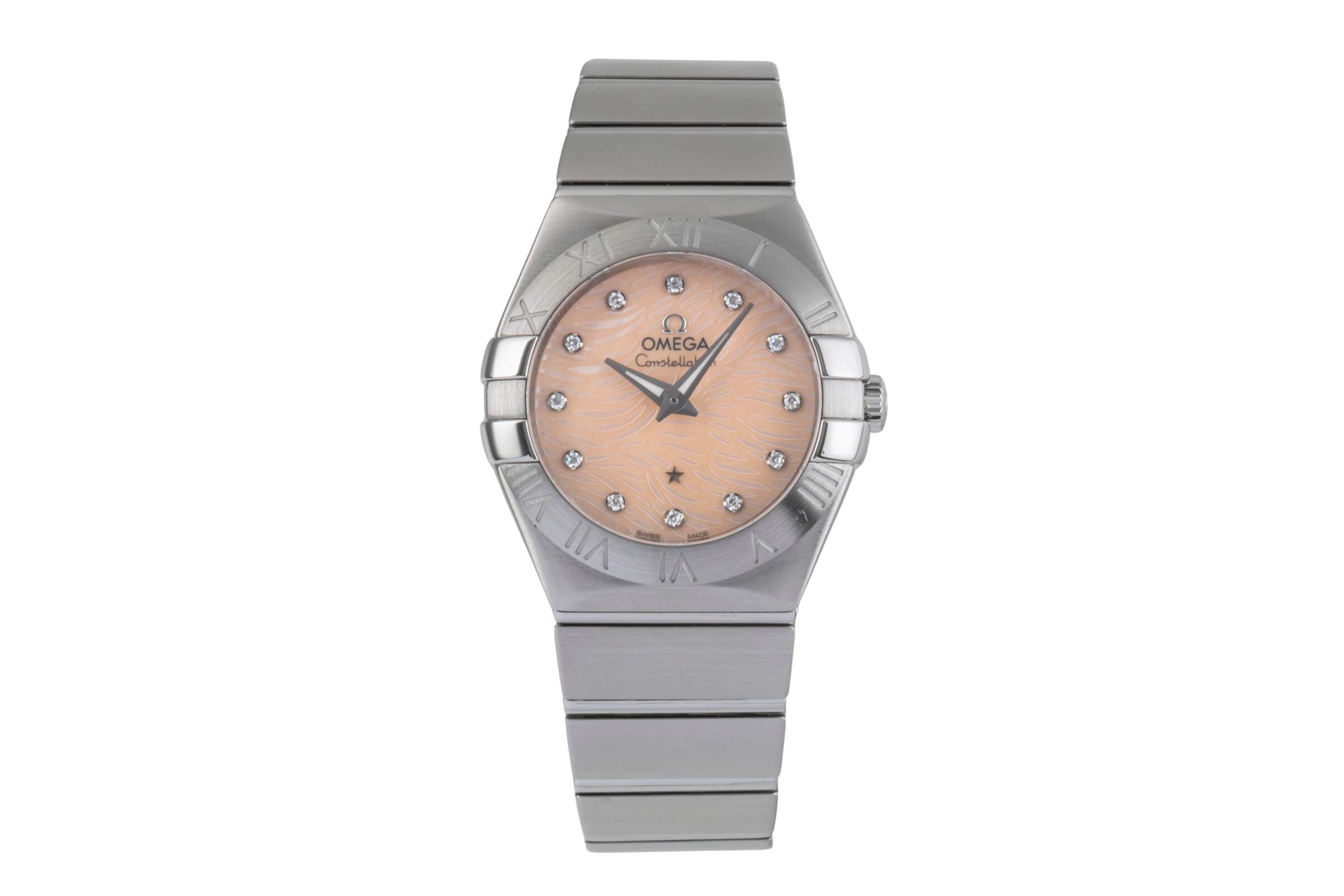 Omega Constellation steel quartz women's watch 123.10.27.60.57.002  [2501608]