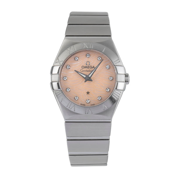 Omega Constellation steel quartz women's watch 123.10.27.60.57.002  [2501608]