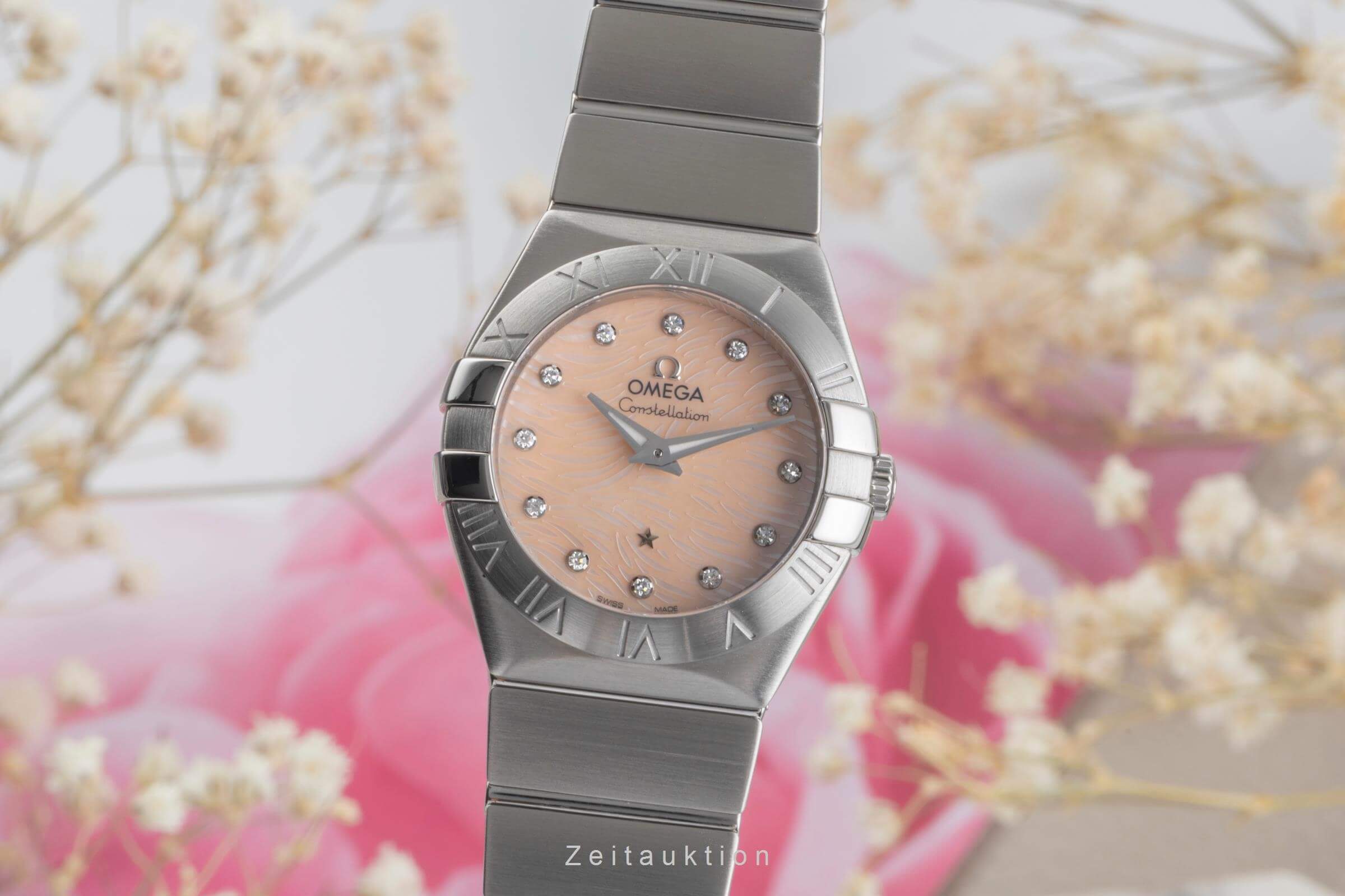 Omega Constellation steel quartz women's watch 123.10.27.60.57.002  [2501608]