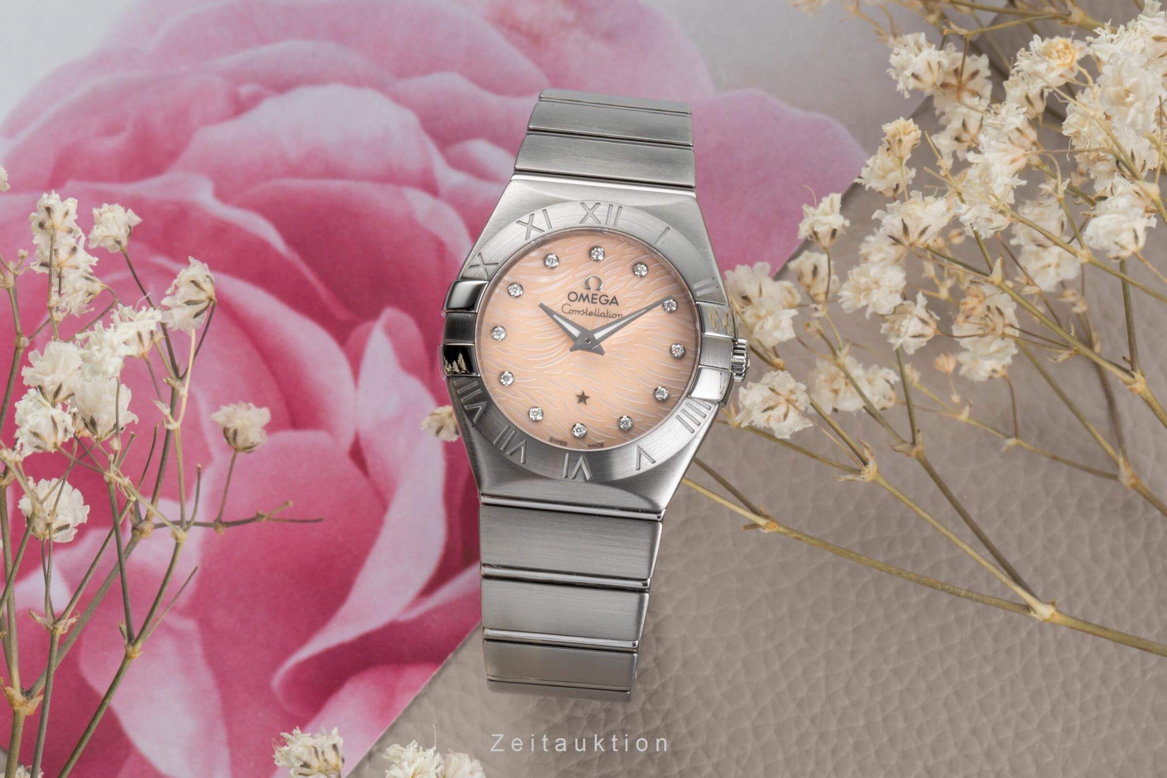 Omega Constellation steel quartz women's watch 123.10.27.60.57.002  [2501608]