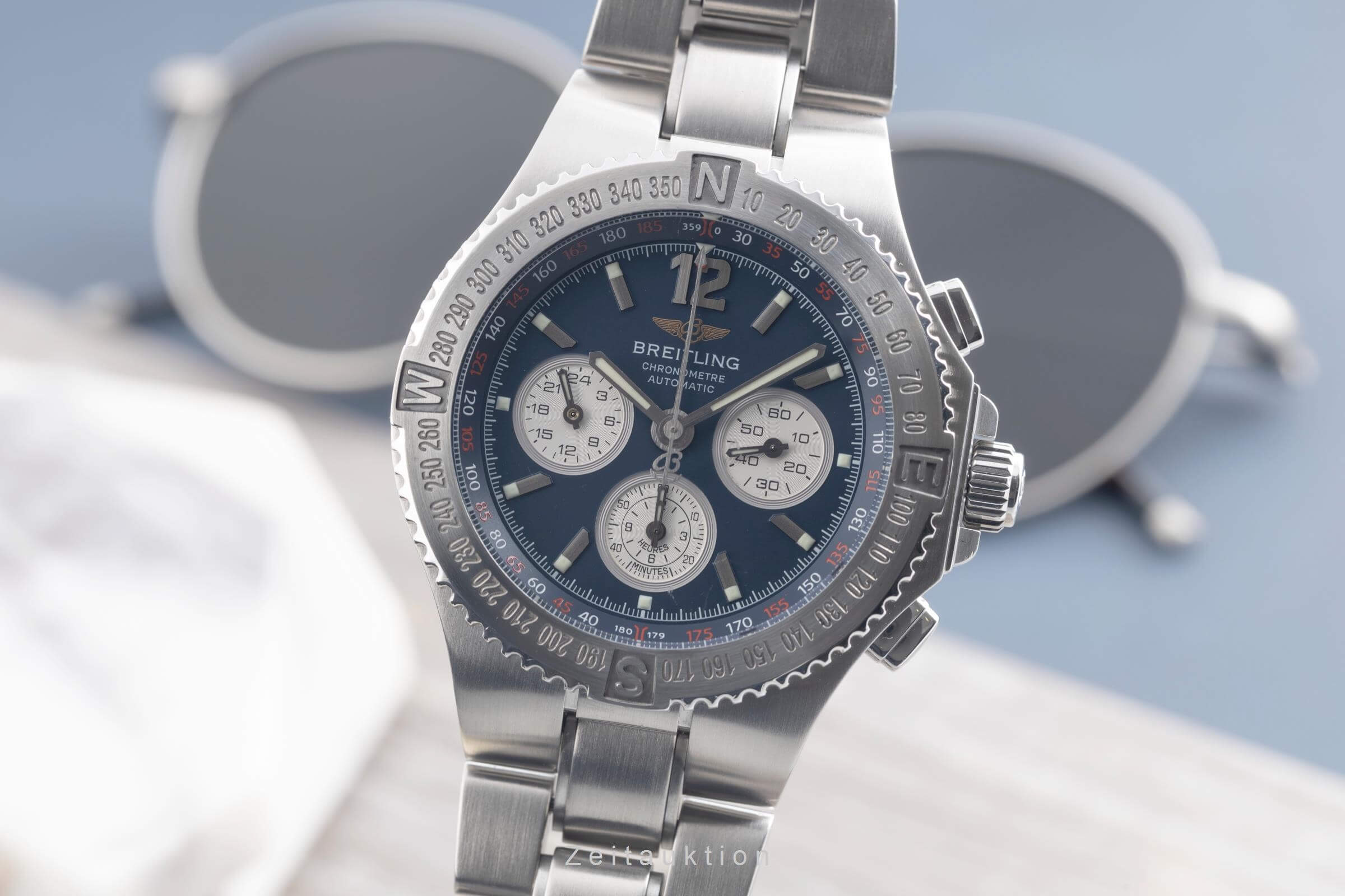 Breitling Hercules cronografo acciaio automatismo orologio da uomo A39363  [2501615]