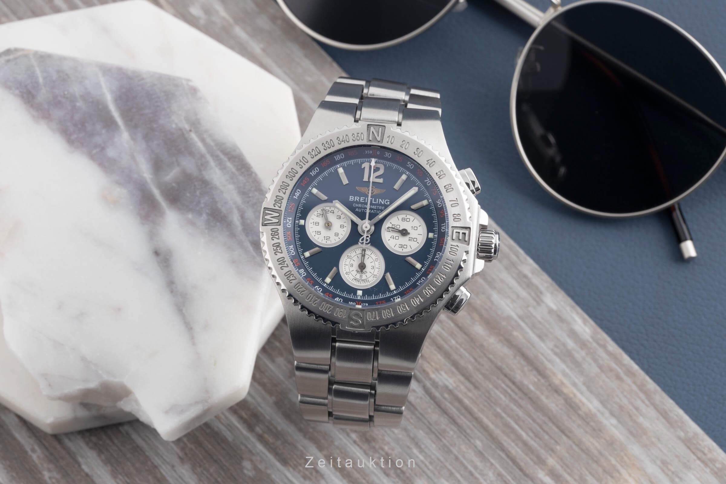 Breitling Hercules cronografo acciaio automatismo orologio da uomo A39363  [2501615]