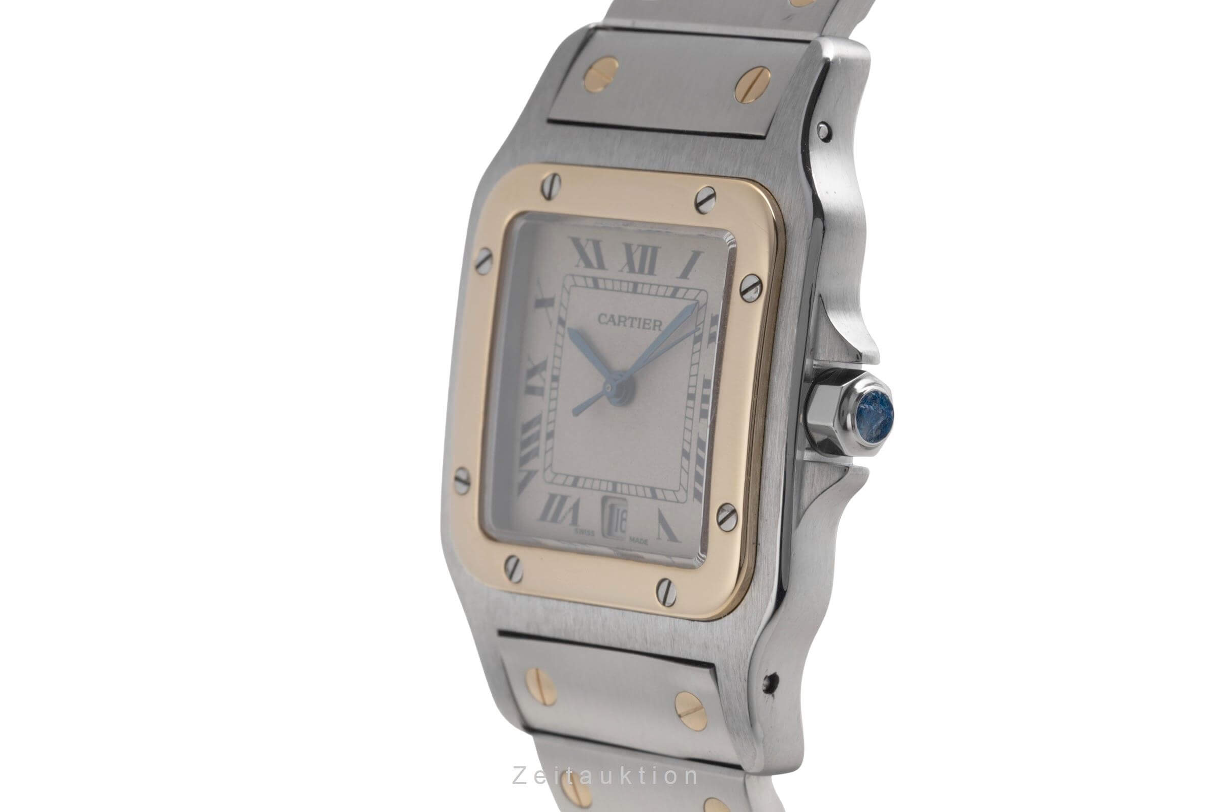 Cartier Santos acciaio / oro quarzo orologio da uomo W20011C4  [2501619]