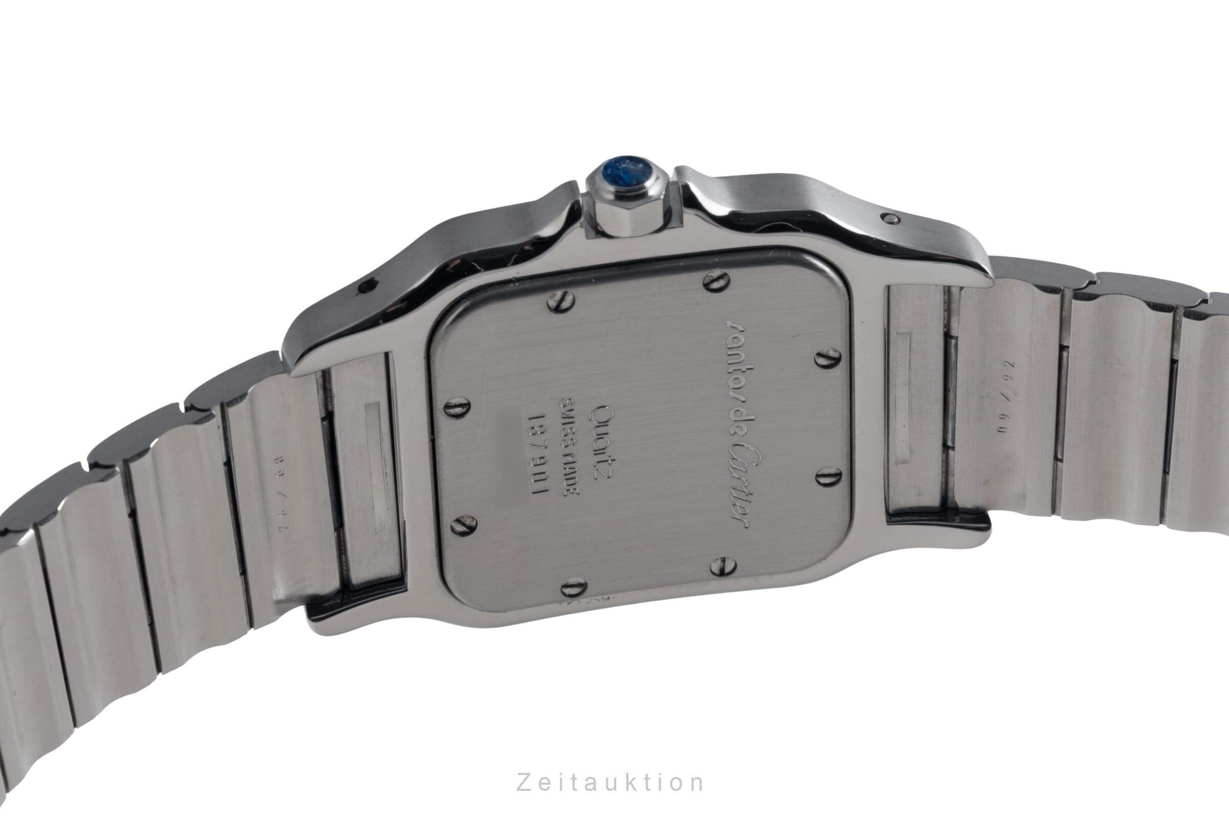 Cartier Santos acciaio / oro quarzo orologio da uomo W20011C4  [2501619]