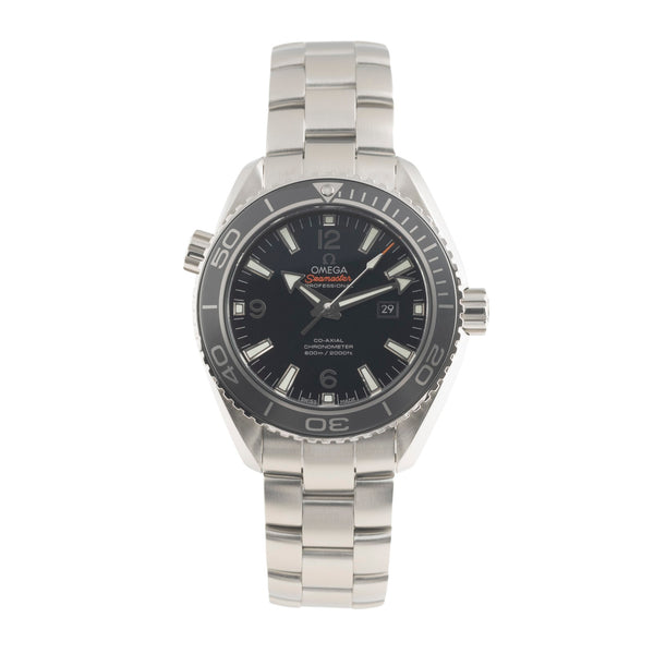 Omega Seamaster Planet Ocean Stahl Automatik Mid Size R. 232.30.38.20.01.001 B&P [2501621]