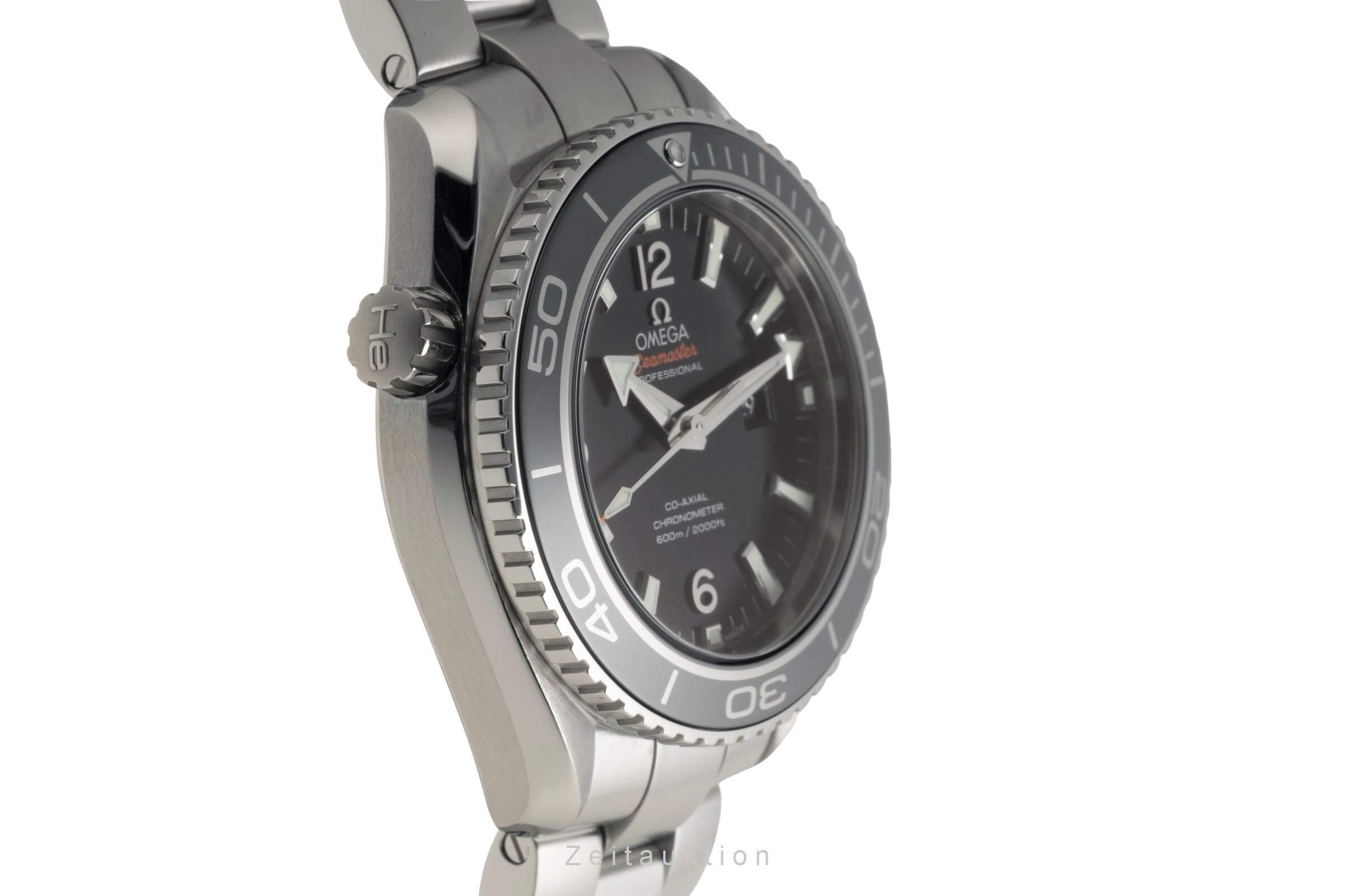 Omega Seamaster Planet Ocean Stahl Automatik Mid Size R. 232.30.38.20.01.001 B&P [2501621]