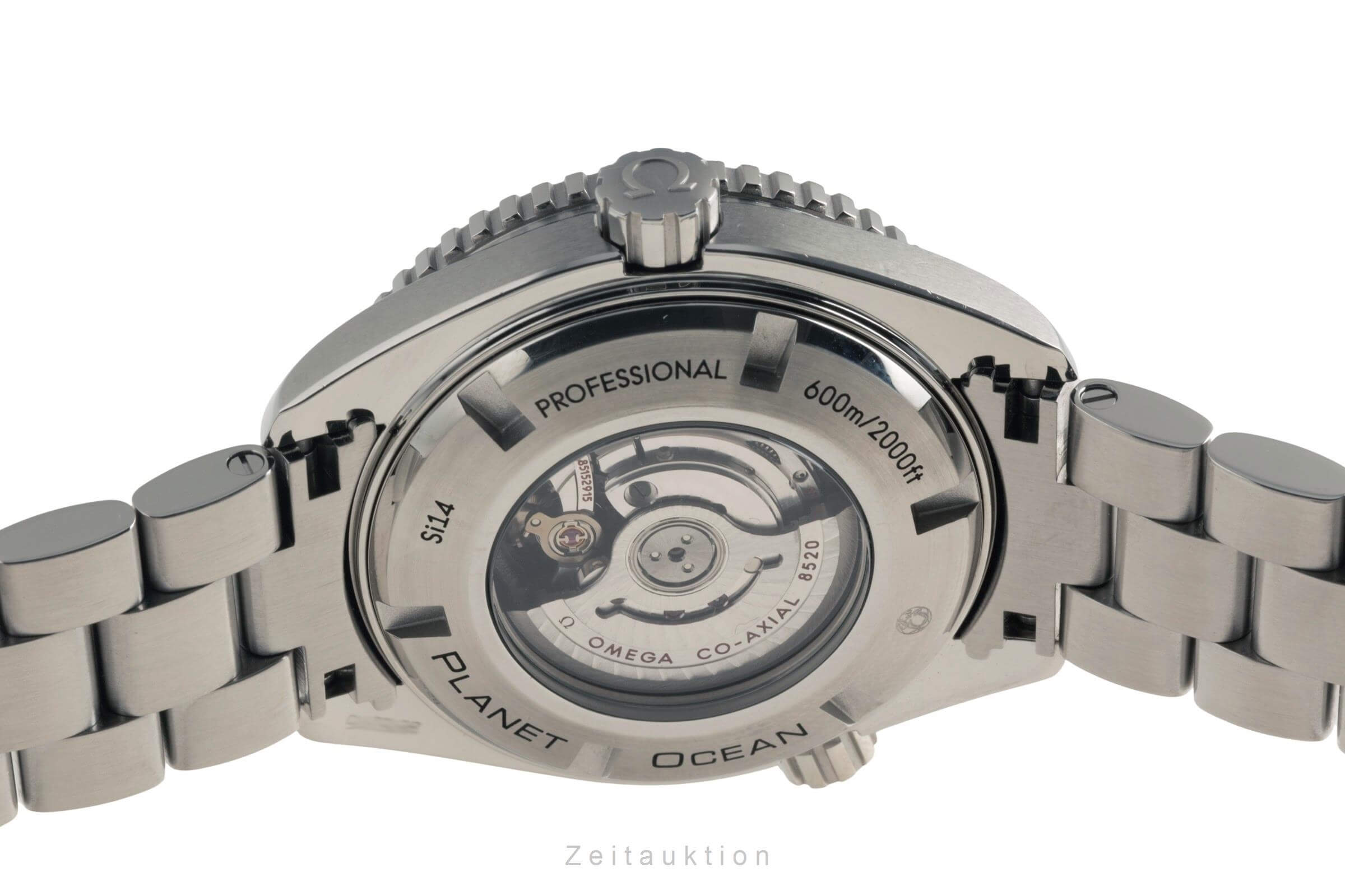 Omega Seamaster Planet Ocean Stahl Automatik Mid Size R. 232.30.38.20.01.001 B&P [2501621]