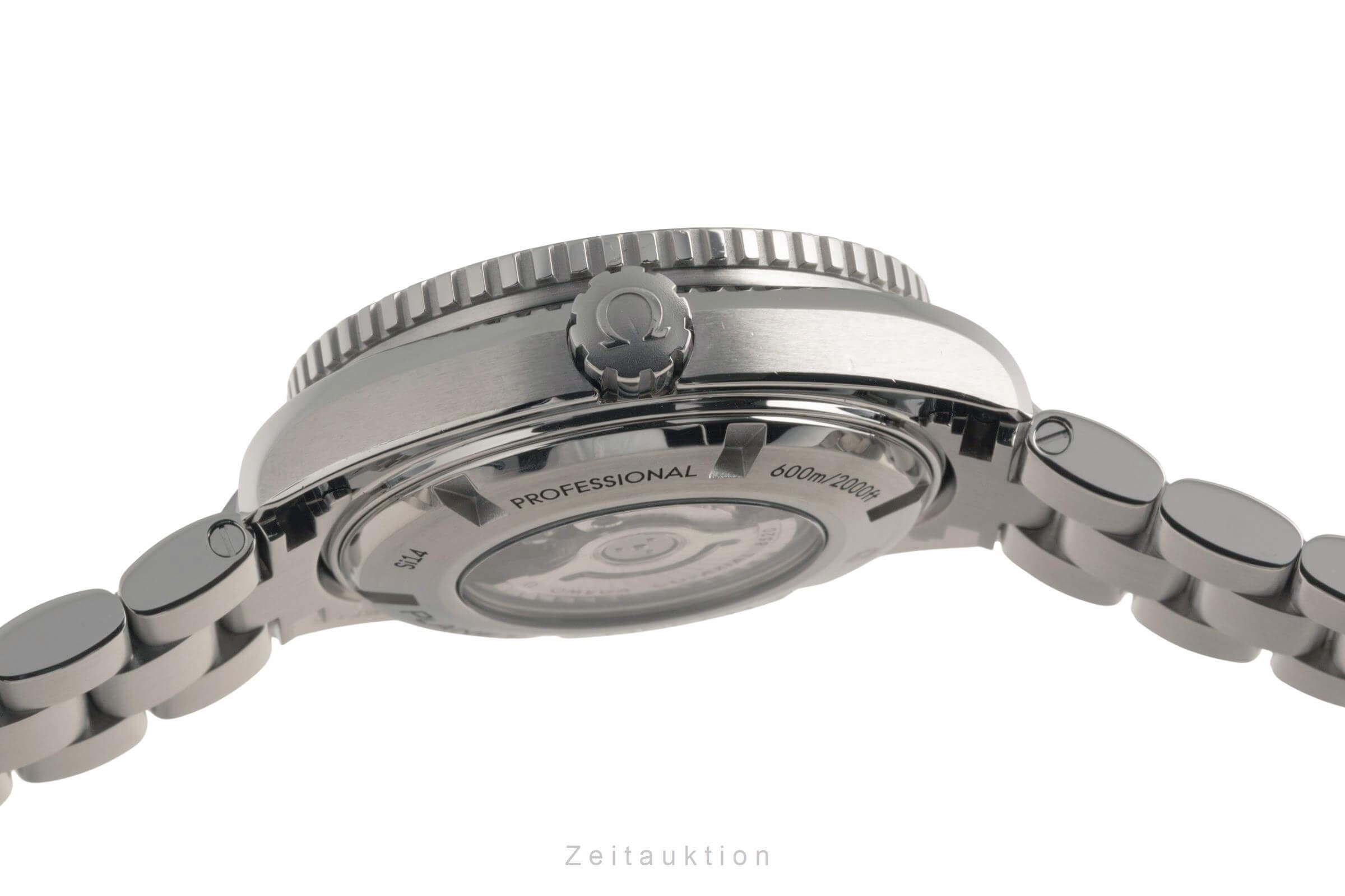Omega Seamaster Planet Ocean Stahl Automatik Mid Size R. 232.30.38.20.01.001 B&P [2501621]