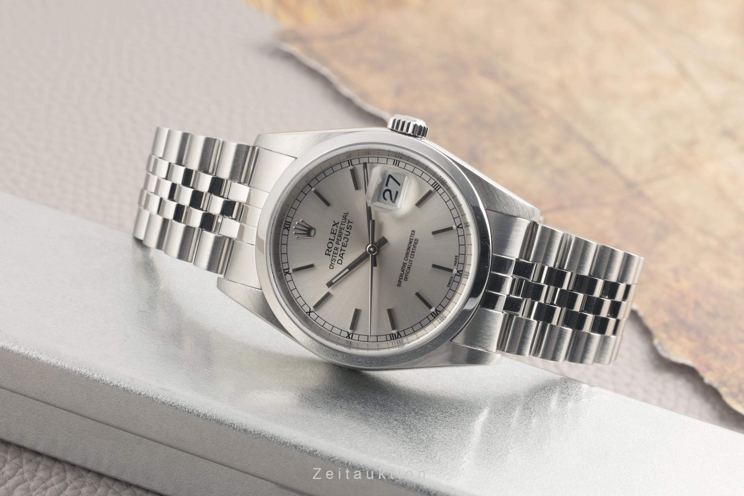 Rolex Datejust acciaio automatismo orologio da uomo 16200  [2501624]