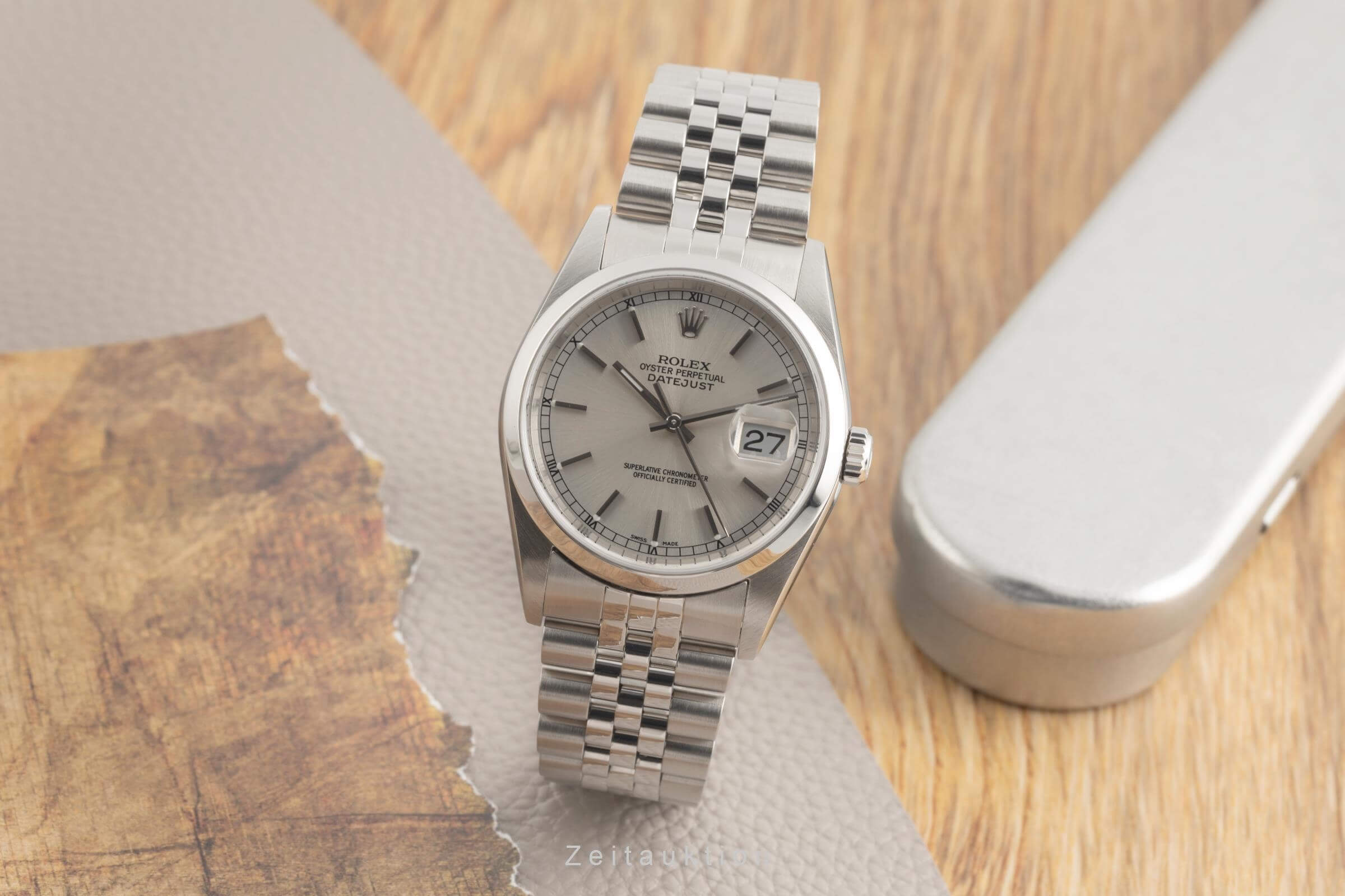 Rolex Datejust acciaio automatismo orologio da uomo 16200  [2501624]