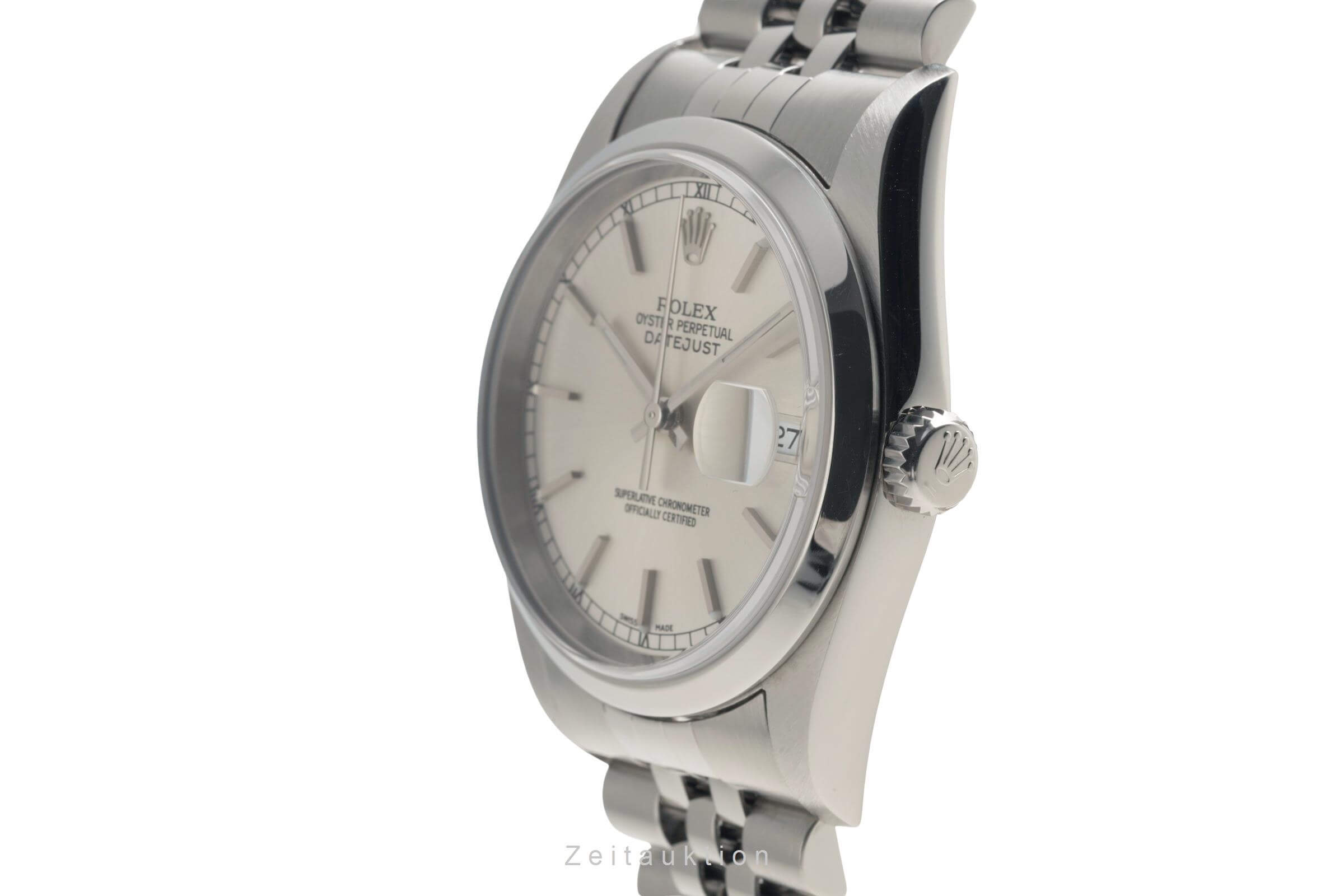 Rolex Datejust acciaio automatismo orologio da uomo 16200  [2501624]