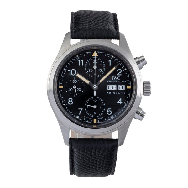 IWC Fliegerchronograph cronografo acciaio automatismo orologio da uomo IW370607  [2501634]