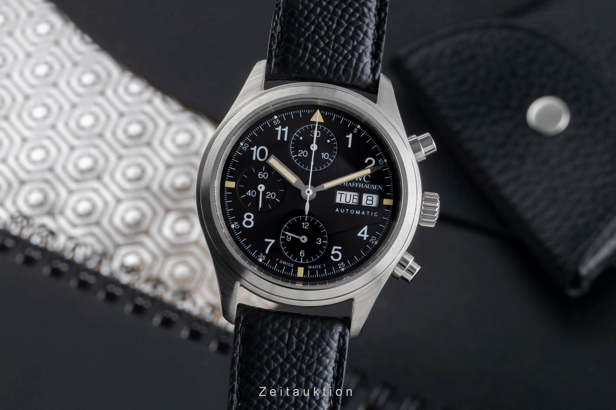 IWC Fliegerchronograph cronografo acciaio automatismo orologio da uomo IW370607  [2501634]