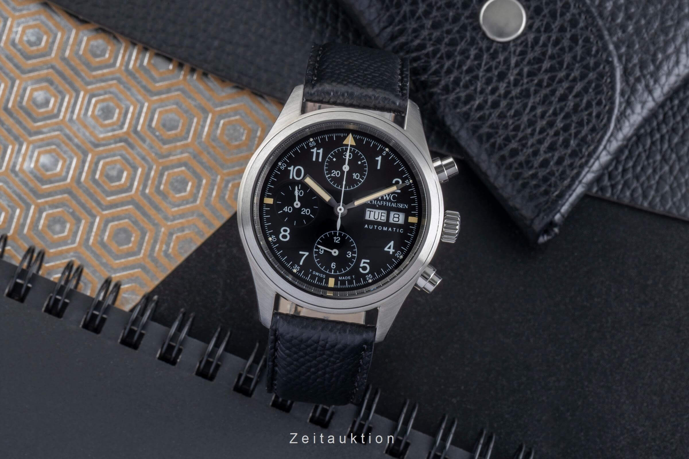 IWC Fliegerchronograph cronografo acciaio automatismo orologio da uomo IW370607  [2501634]