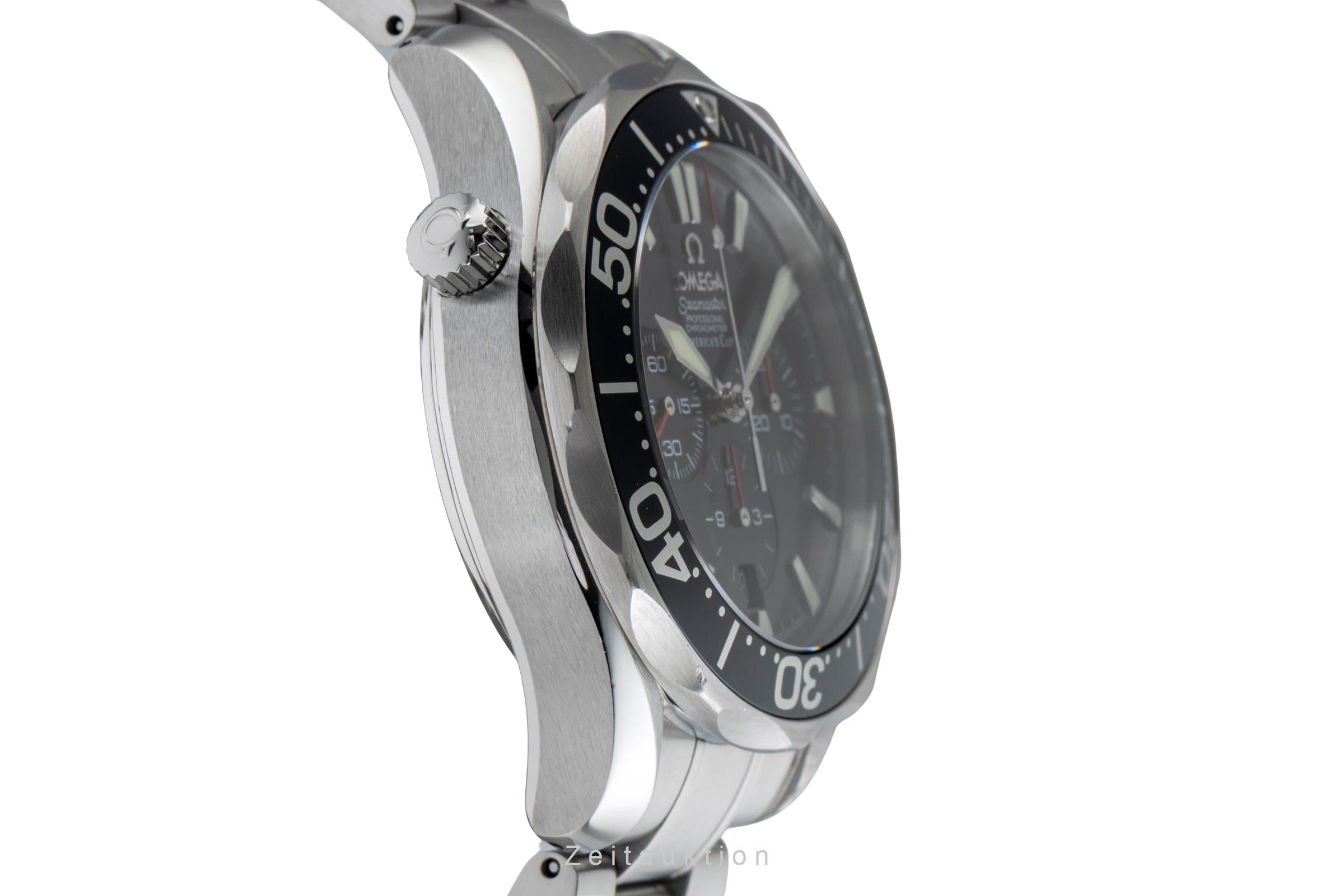 Omega Seamaster Diver 300M Americans Cup Chronograph 2594.50.00 B&P 2003 [2501638]