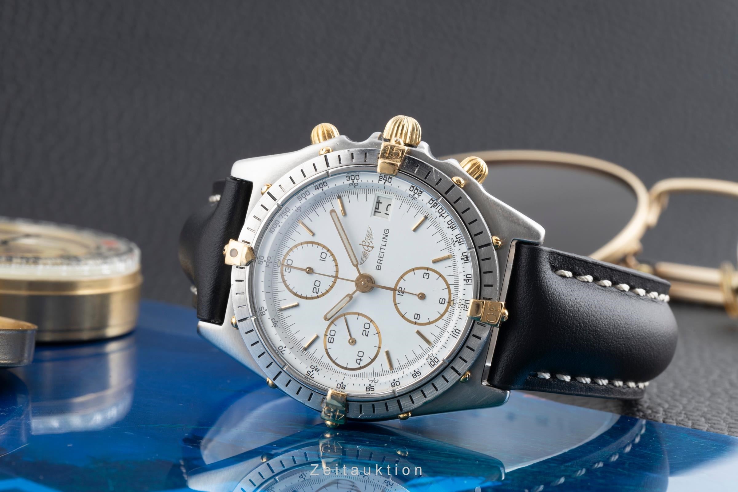 Breitling Chronomat chronograph gilt / steel automatic men's watch 81.950  [2501642]