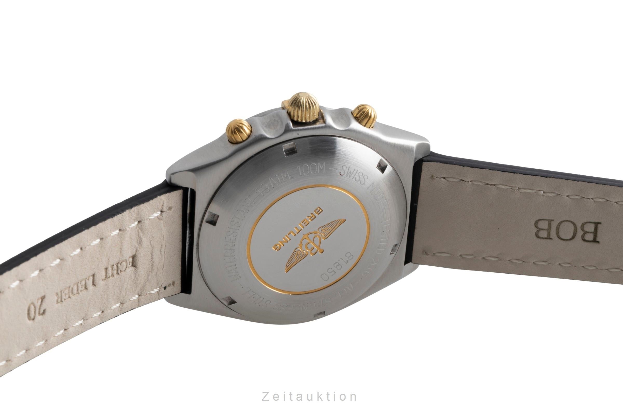 Breitling Chronomat chronograph gilt / steel automatic men's watch 81.950  [2501642]