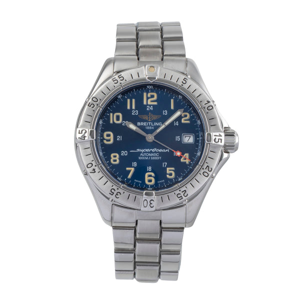 Breitling Superocean acciaio automatismo orologio da uomo A17040  [2501643]