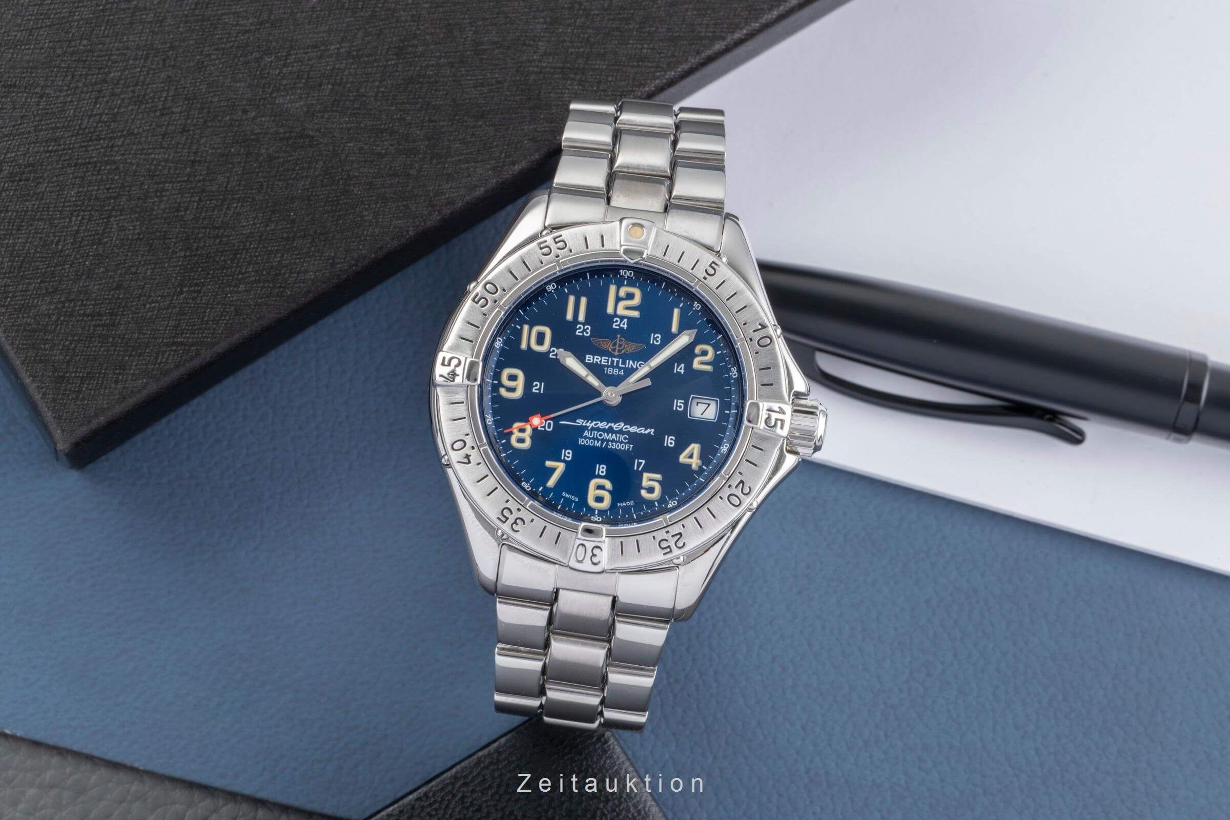 Breitling Superocean acciaio automatismo orologio da uomo A17040  [2501643]