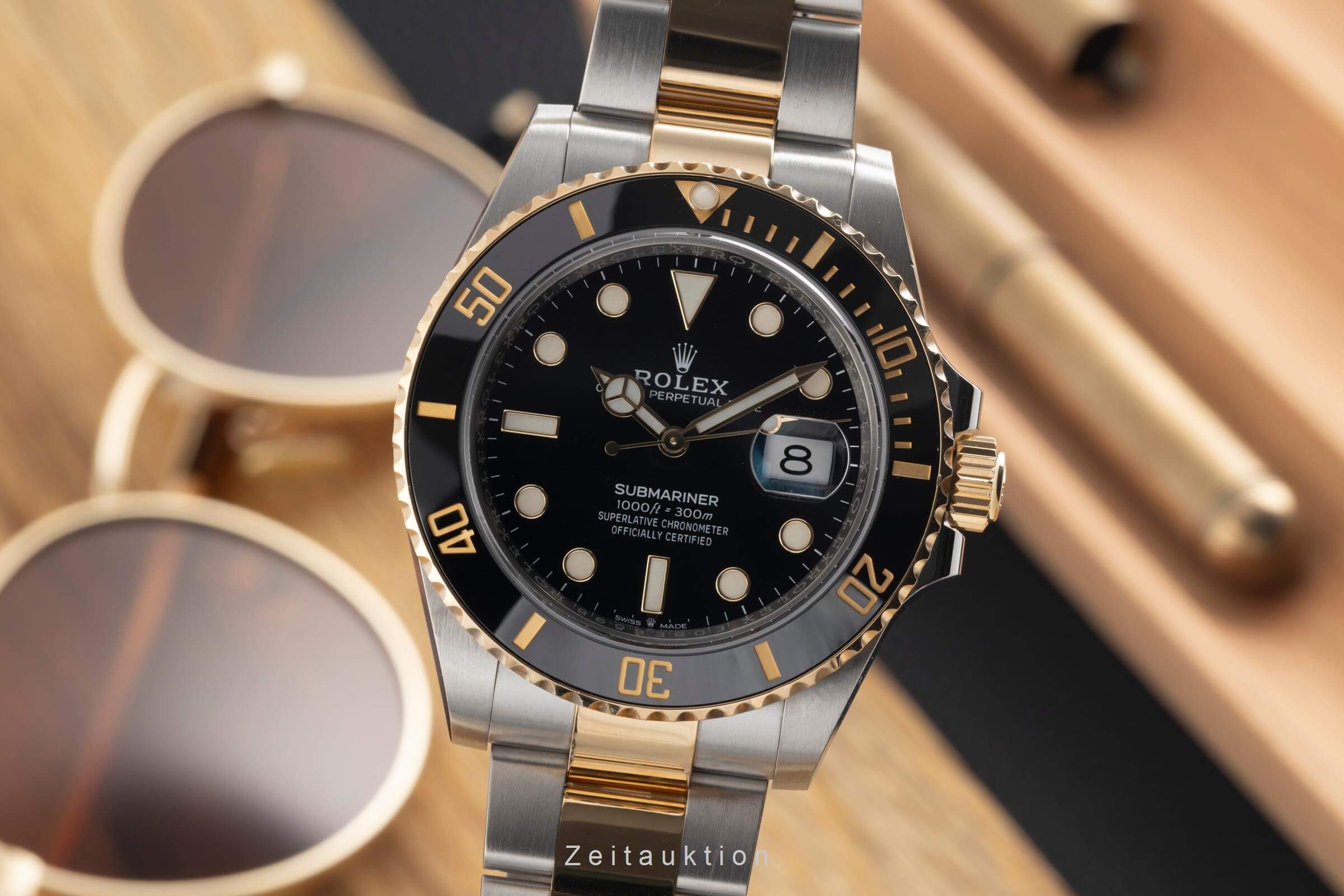 Rolex Submariner acero / oro automático reloj para caballeros 126613LN  [2501649]
