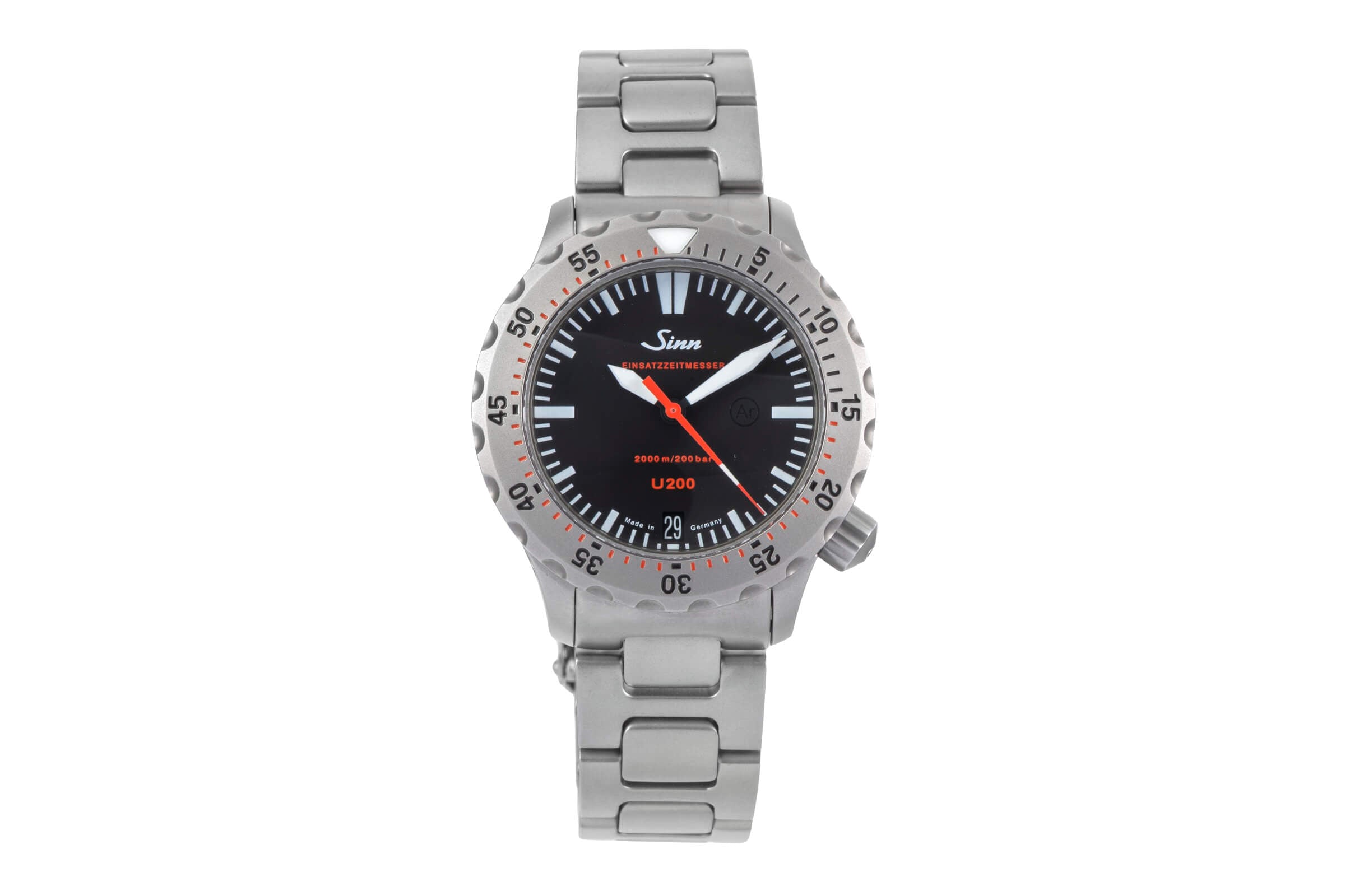 Sinn U200 Edelstahl Automatik 2000M Herrenuhr Ref. 1012.010  [2501654]