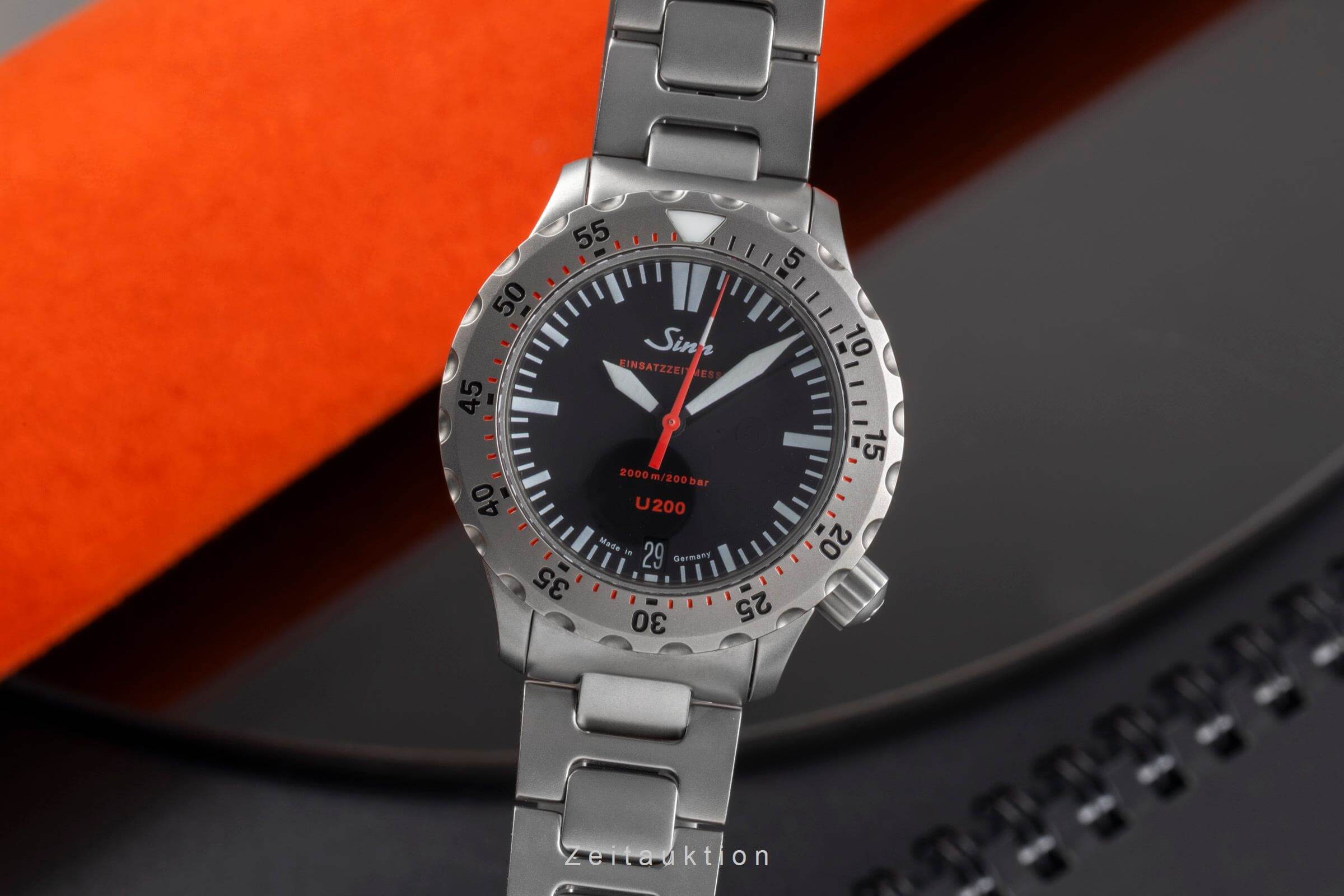 Sinn U200 Edelstahl Automatik 2000M Herrenuhr Ref. 1012.010  [2501654]