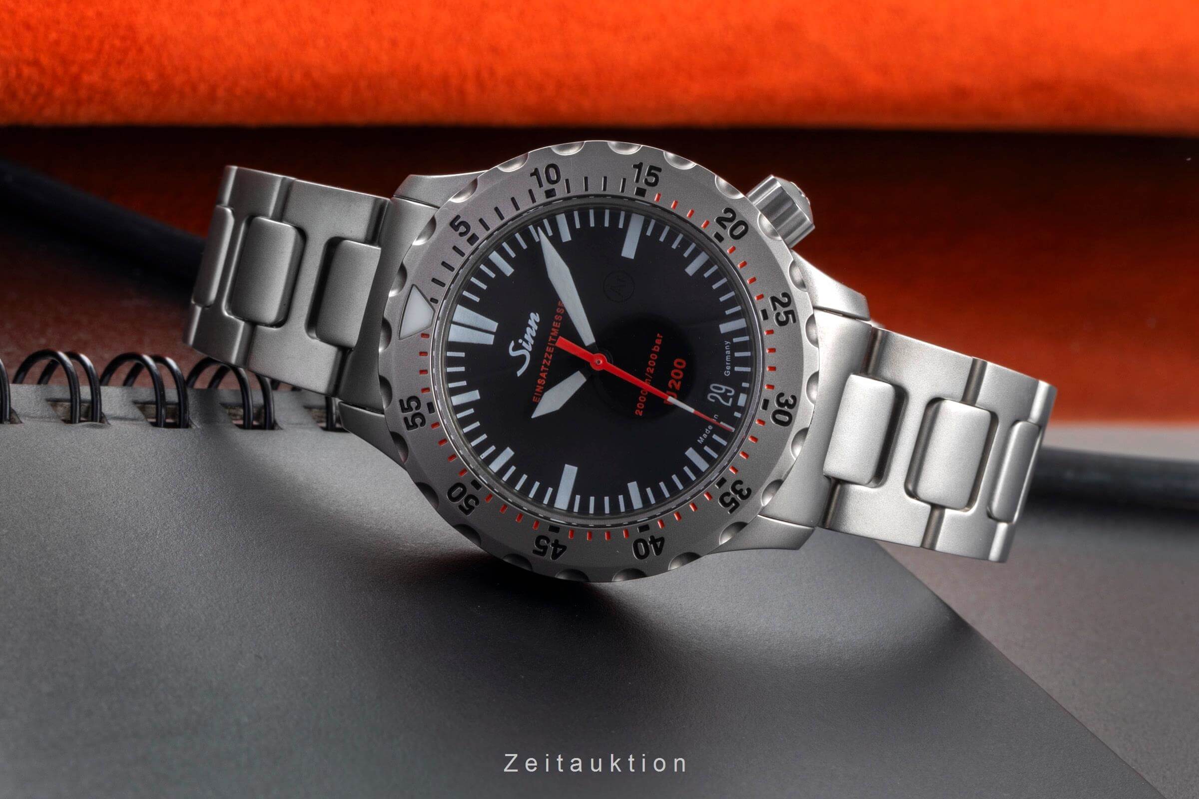 Sinn U200 Edelstahl Automatik 2000M Herrenuhr Ref. 1012.010  [2501654]