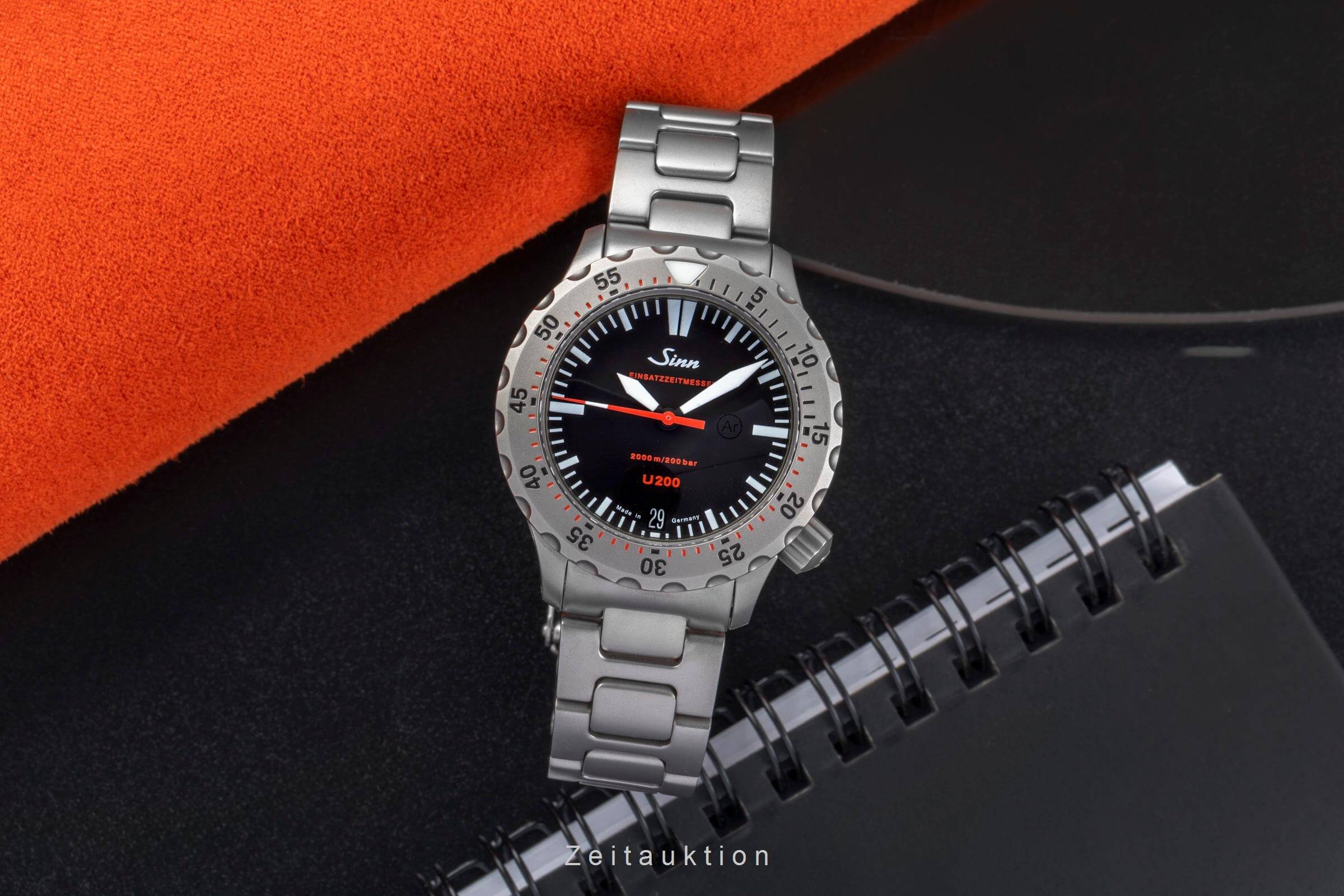 Sinn U200 Edelstahl Automatik 2000M Herrenuhr Ref. 1012.010  [2501654]