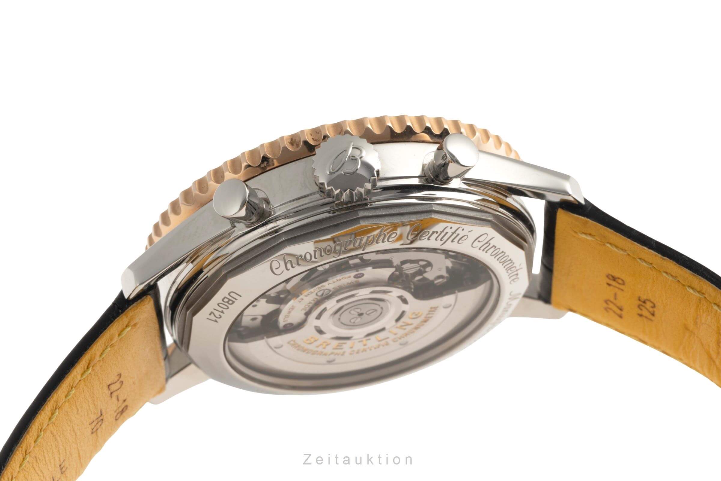Breitling Navitimer cronografo acciaio / oro automatismo orologio da uomo UB0121211F1P2  [2501656]