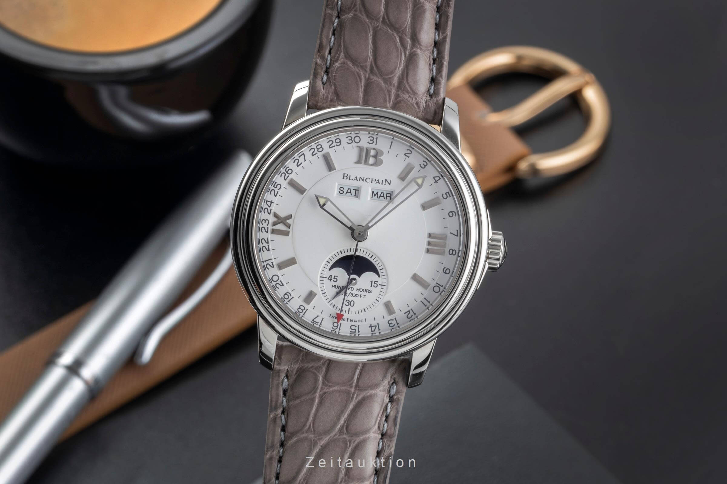 Blancpain Leman acciaio automatismo orologio da uomo 2763-1127-A35B  [2501657]