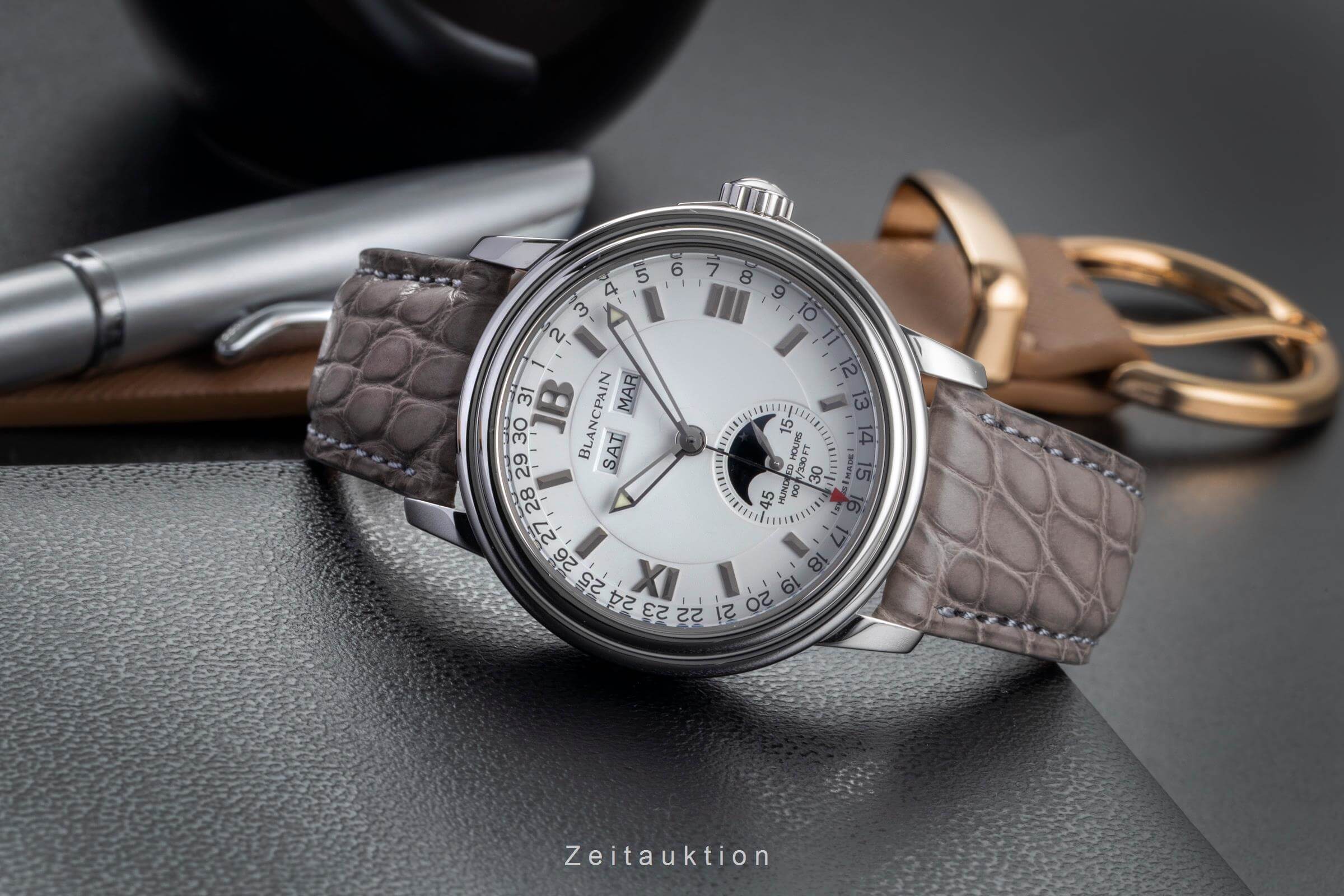 Blancpain Leman acciaio automatismo orologio da uomo 2763-1127-A35B  [2501657]