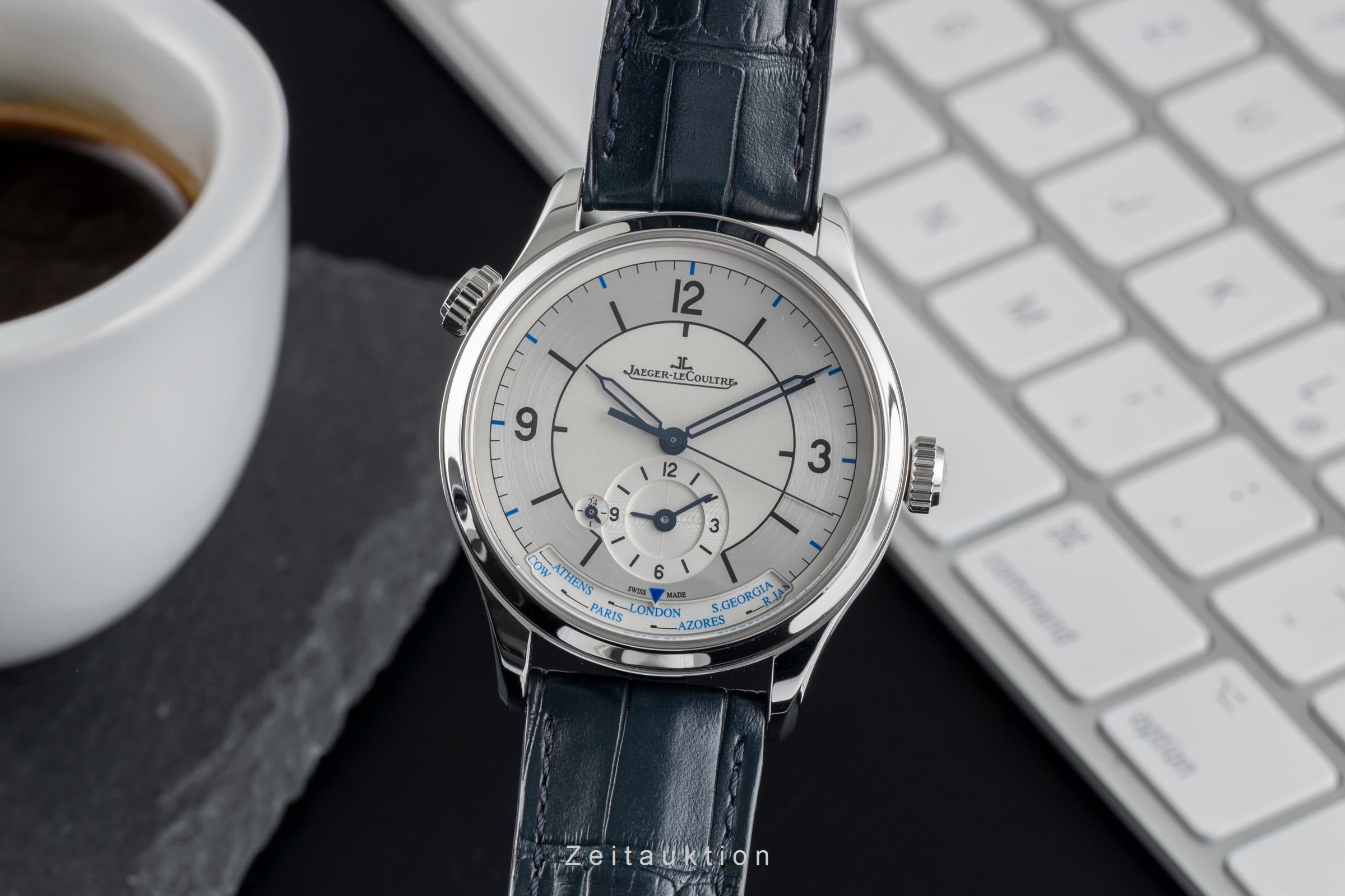 Jaeger LeCoultre Master Geographic Stahl Automatik Ref. Q1428530 ,176.8.92.S B&P [2501664]