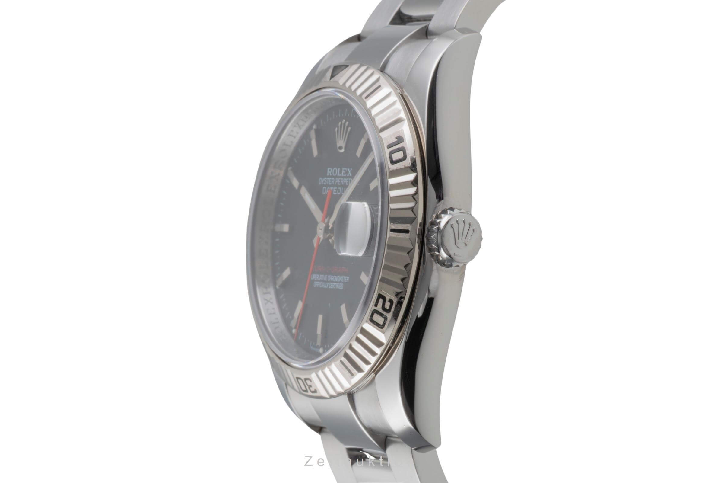 Rolex Datejust Turn-O-Graph acciaio / oro bianco automatismo orologio da uomo 116264  [2501667]