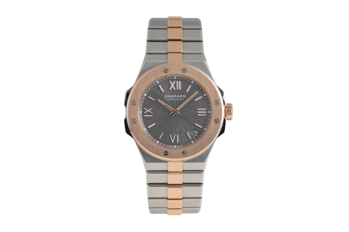 Chopard Alpine Eagle steel / gold automatic men's watch 298600-6001 LP: 26100EUR  [2501672]