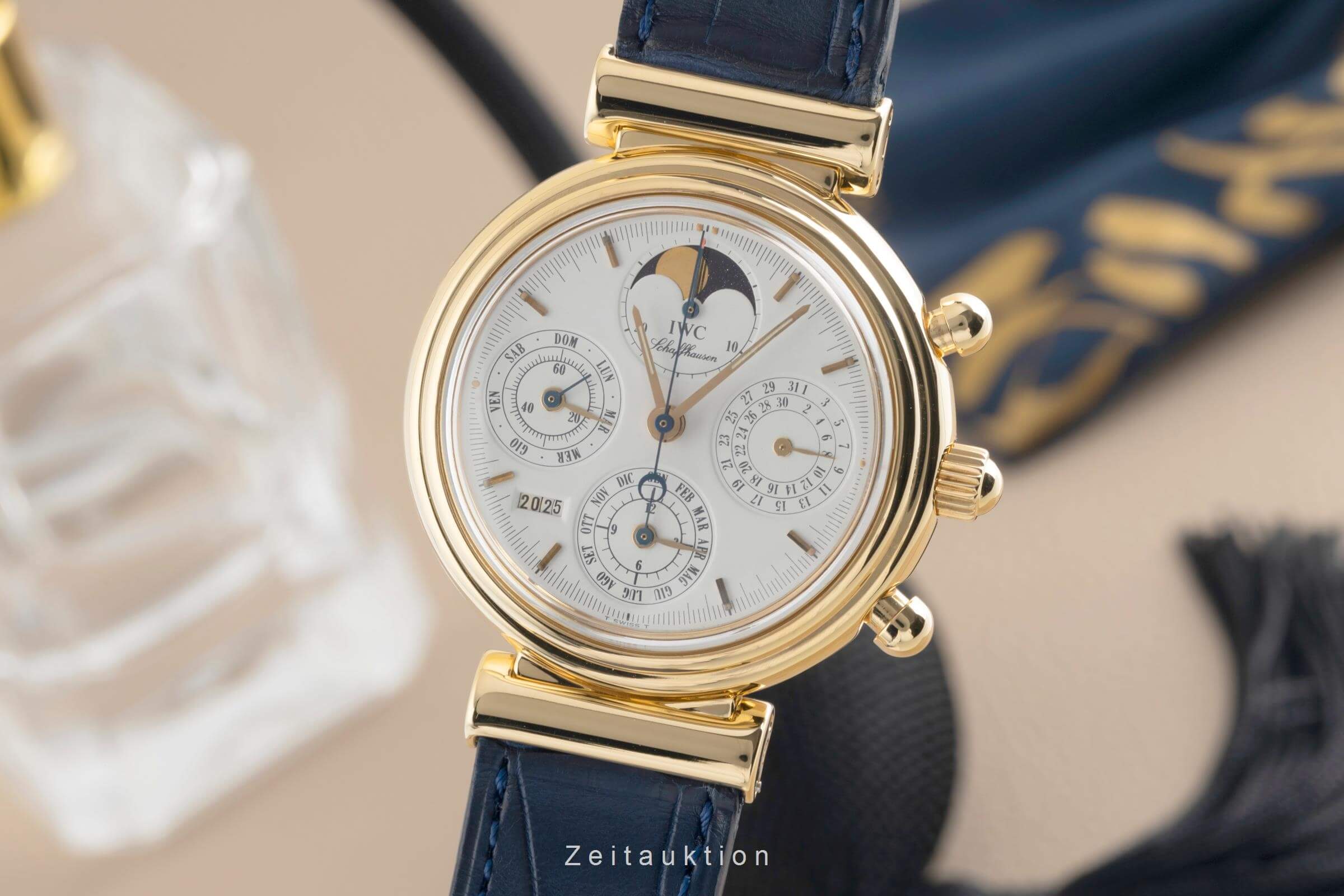 Da Vinci Iwc Gold Chronograph IWC Da Vinci Chronograph 18 Ct Gold