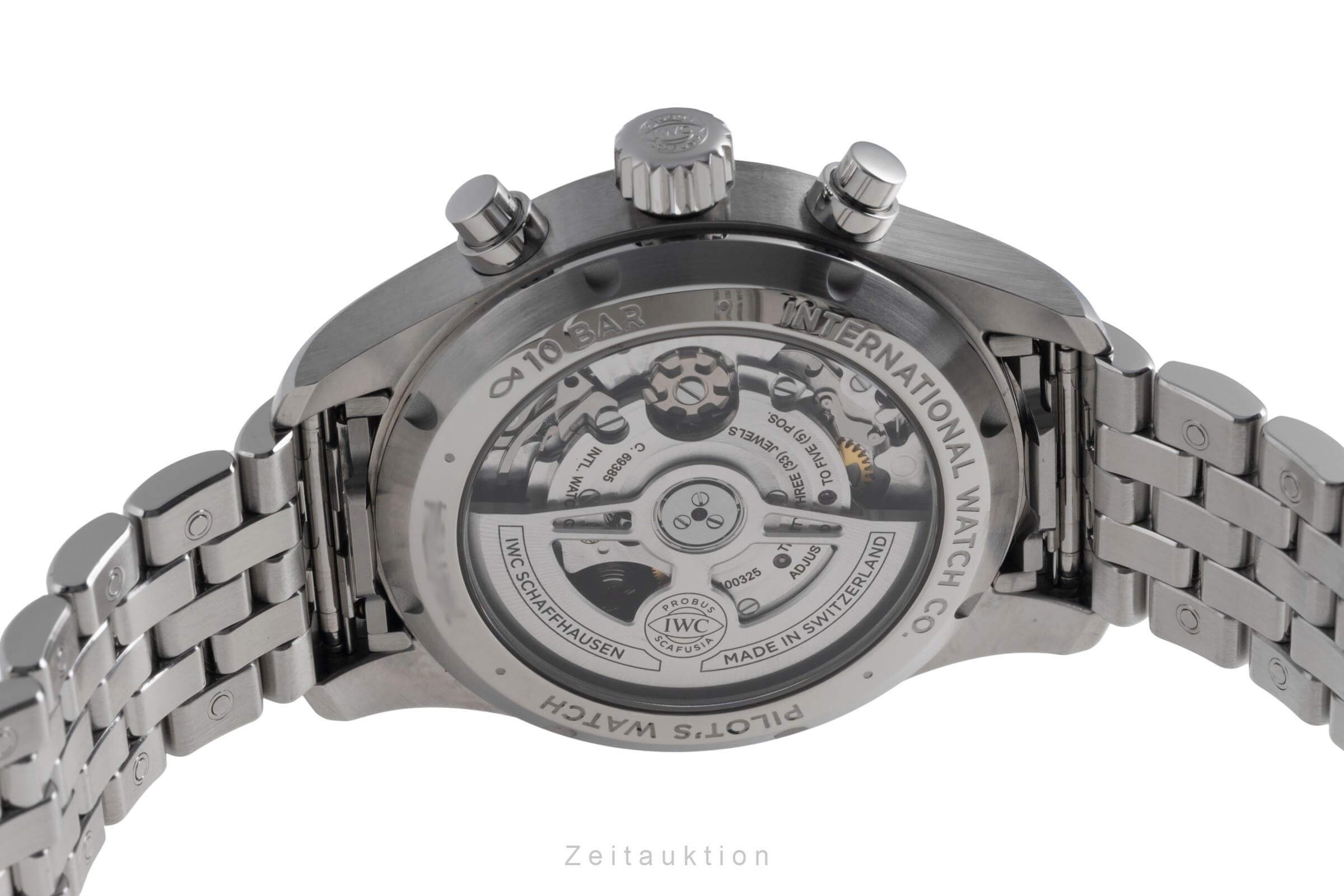 IWC Fliegerchronograph cronografo acciaio automatismo orologio da uomo IW388102 LP: 8600EUR  [2501685]